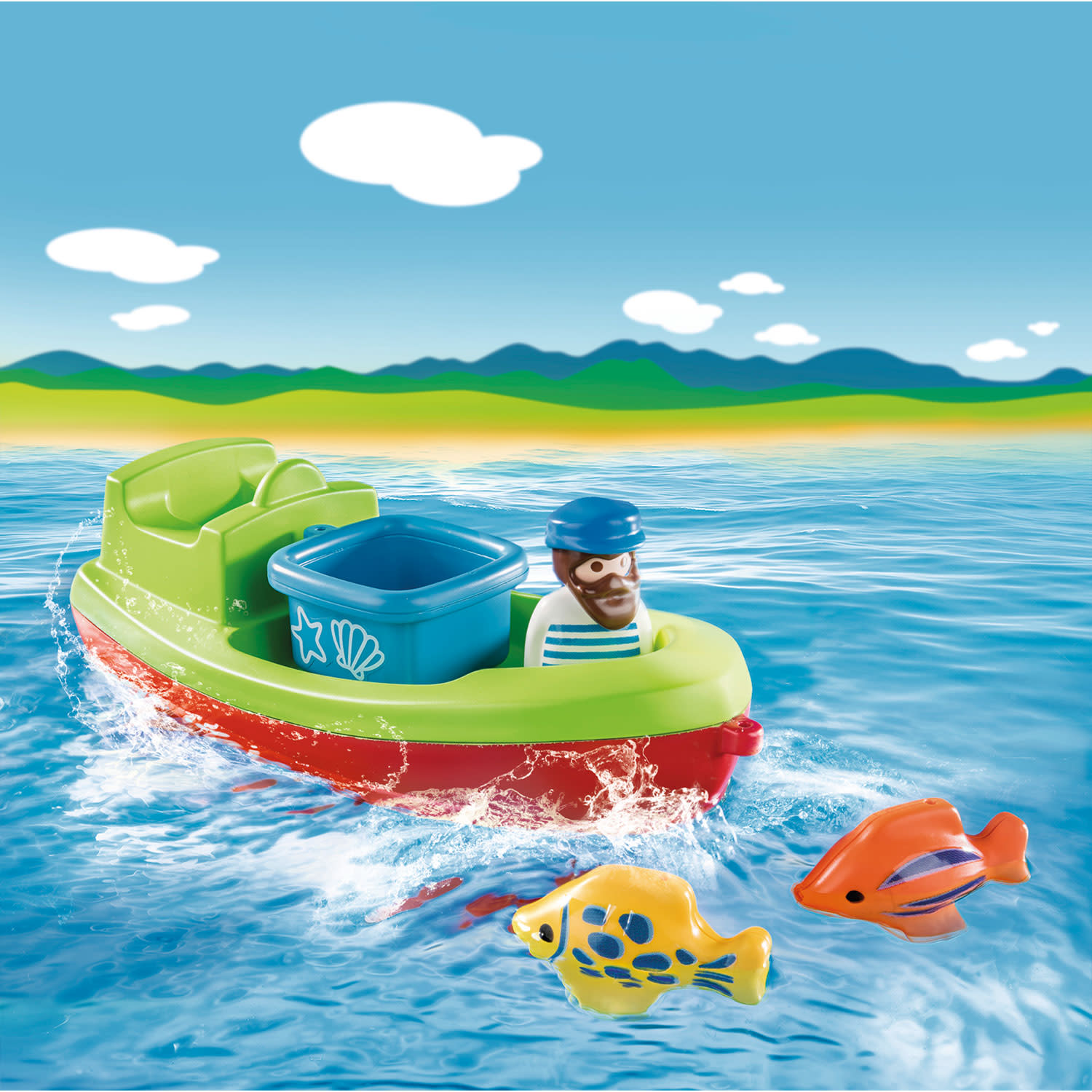 Κάνε κλικ για να δεις την εικόνα 4 του playmobil 1·2·3 Αλιευτικό Σκάφος 70183