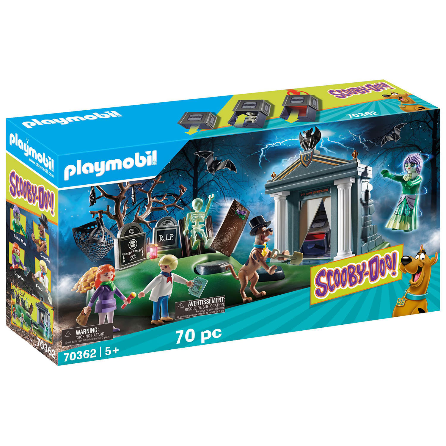 Κάνε κλικ για να δεις την εικόνα 1 του playmobil Scooby Doo SCOOBY-DOO! Περιπέτεια στο Νεκροταφείο 70362