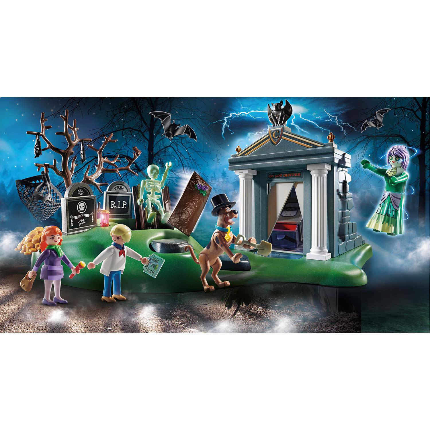 Κάνε κλικ για να δεις την εικόνα 3 του playmobil Scooby Doo SCOOBY-DOO! Περιπέτεια στο Νεκροταφείο 70362