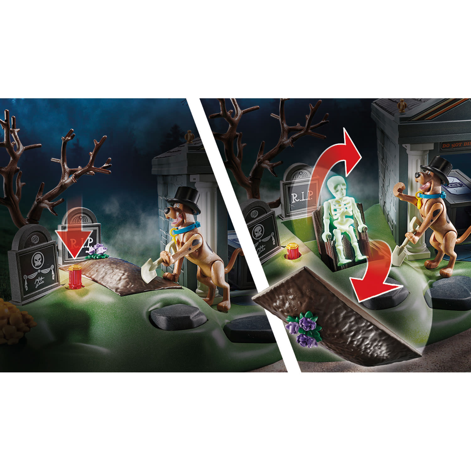 Κάνε κλικ για να δεις την εικόνα 5 του playmobil Scooby Doo SCOOBY-DOO! Περιπέτεια στο Νεκροταφείο 70362