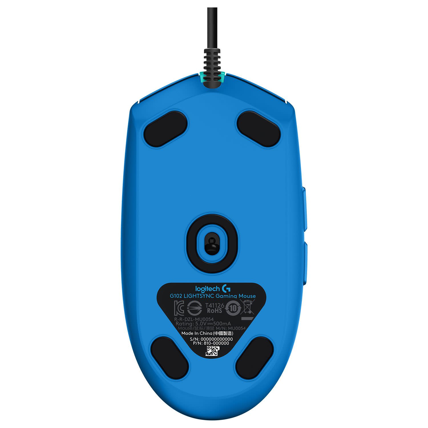 Κάνε κλικ για να δεις την εικόνα 5 του Logitech G Ποντίκι G102 Lightsync RGB Blue Ενσύρματο