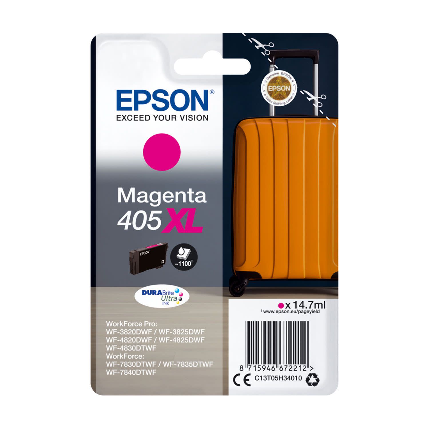 Εικόνα 1 του Μελάνι Epson 405 XL Magenta