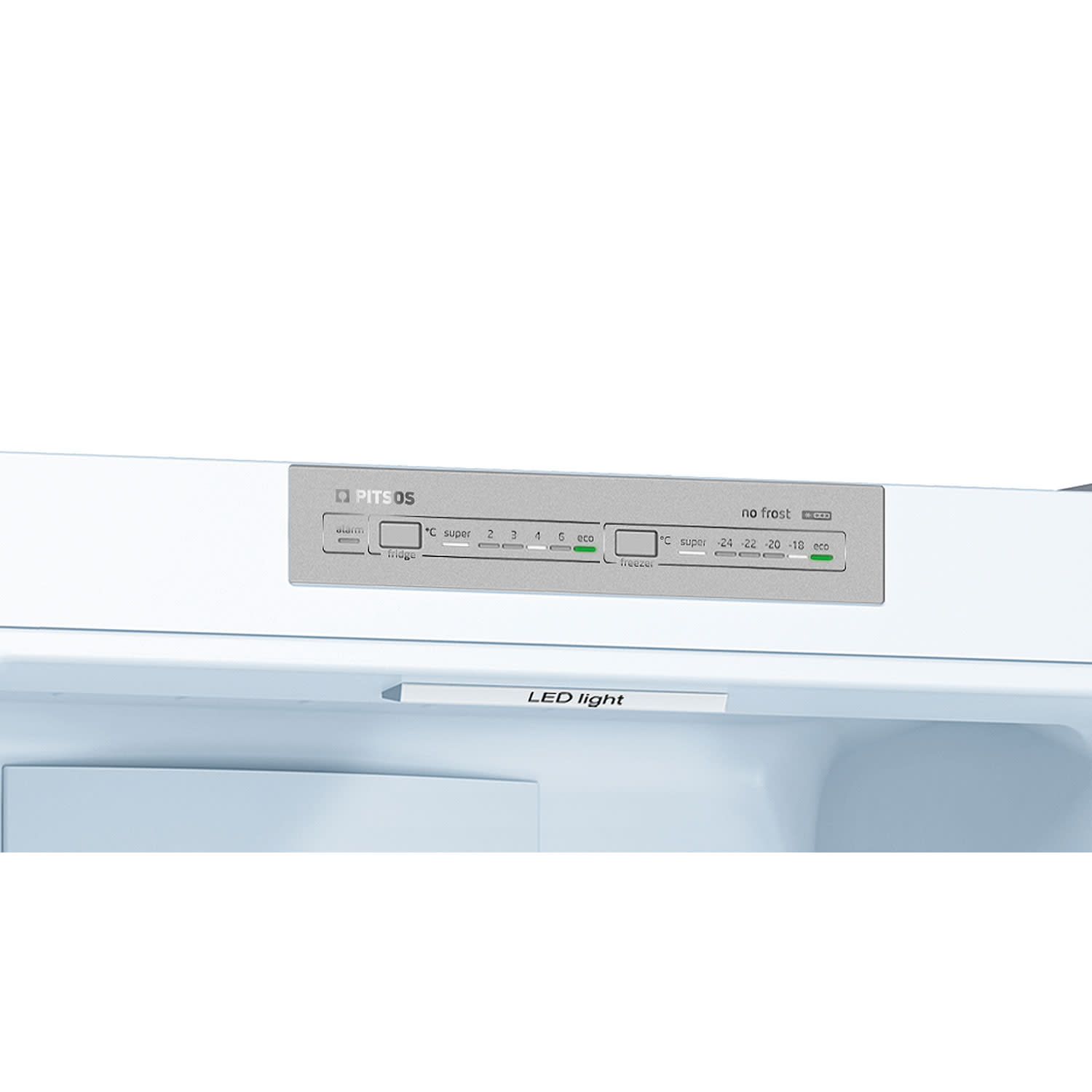 Εικόνα 3 του Pitsos PKNB39VLE2 Ψυγειοκαταψύκτης Inox