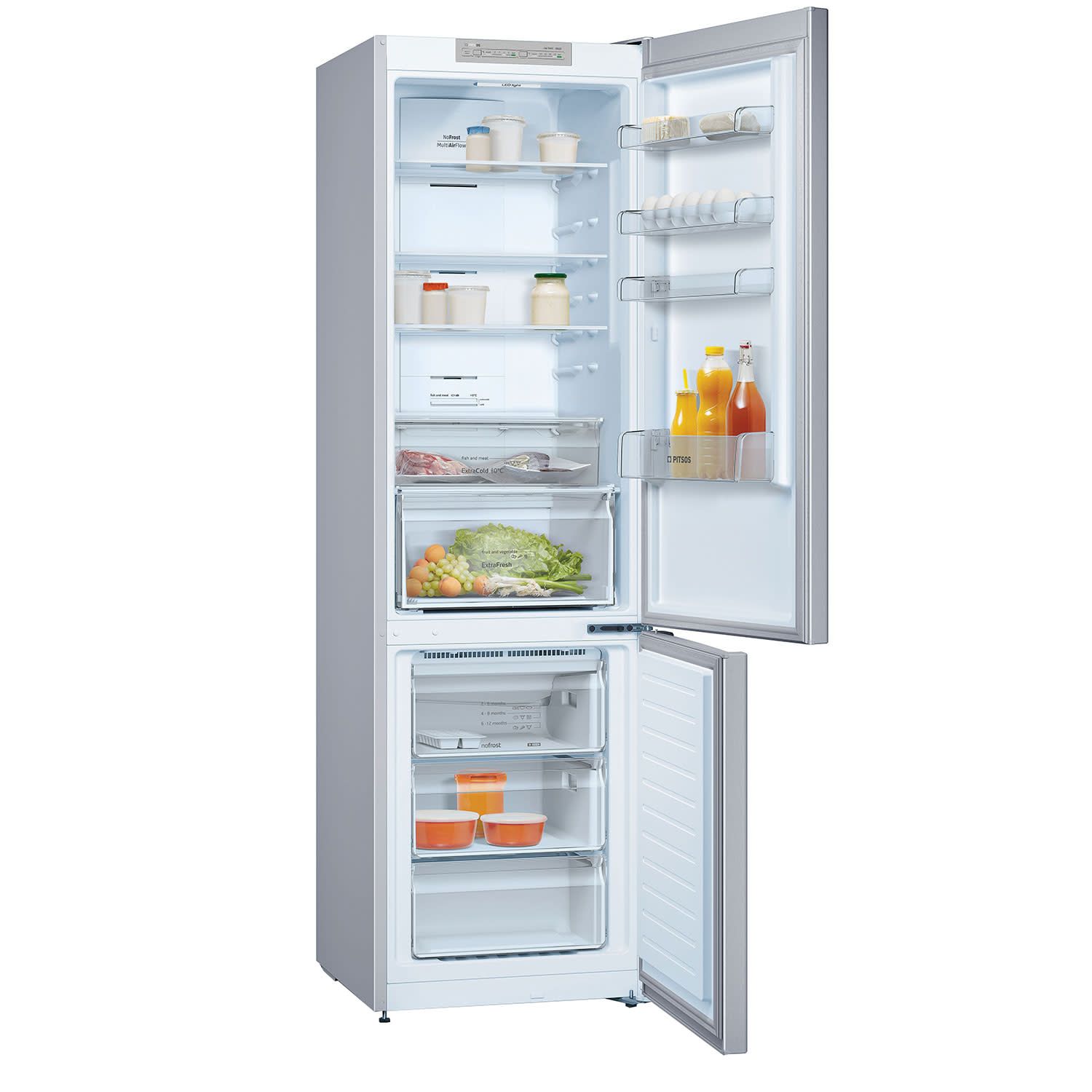 Εικόνα 6 του Pitsos PKNB39VLE2 Ψυγειοκαταψύκτης Inox