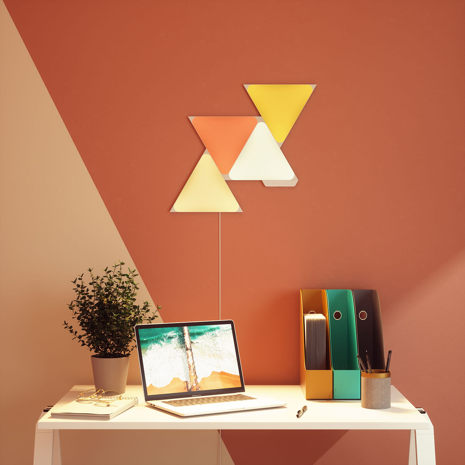 Εικόνα 2 του Nanoleaf Shapes Triangles Smarter Kit 4Pack