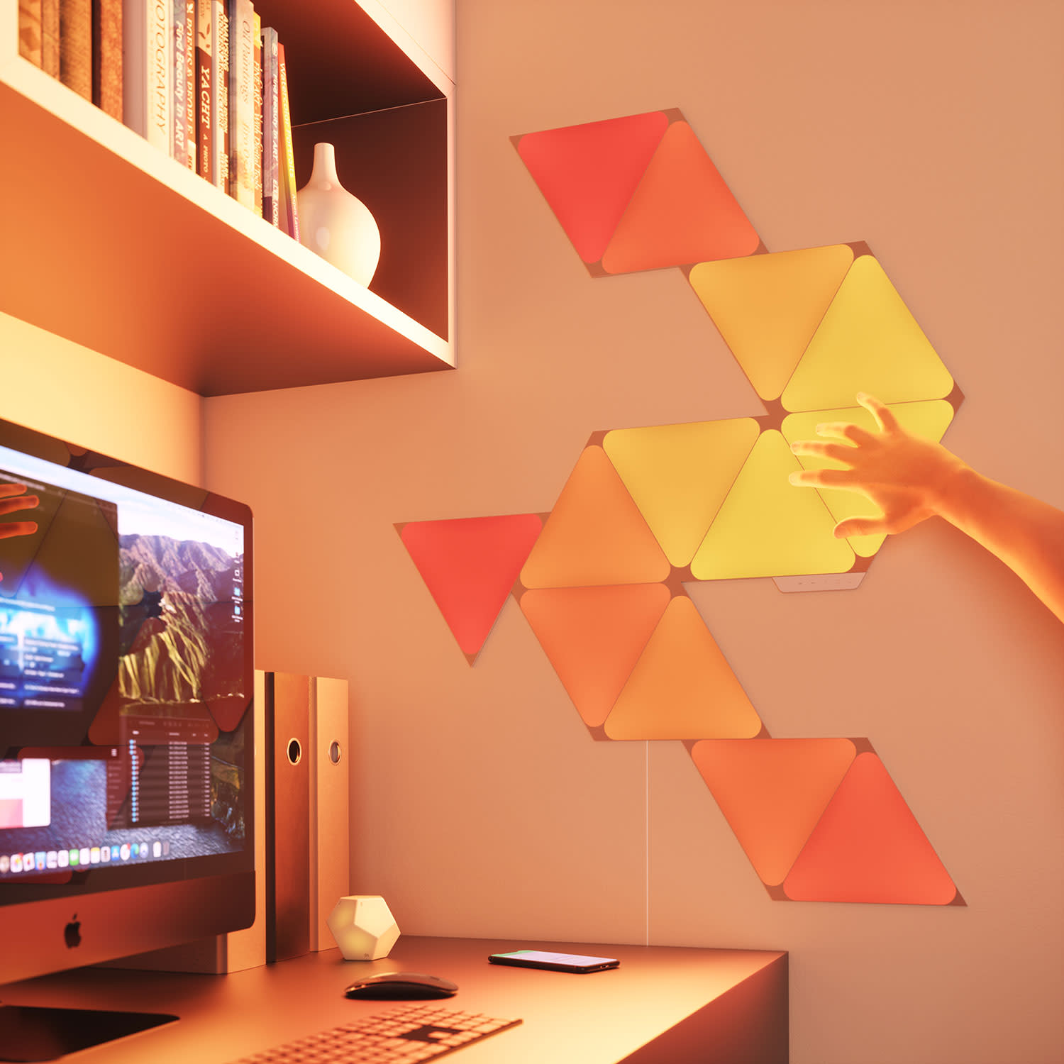 Εικόνα 6 του Nanoleaf Shapes Triangles Smarter Kit 4Pack