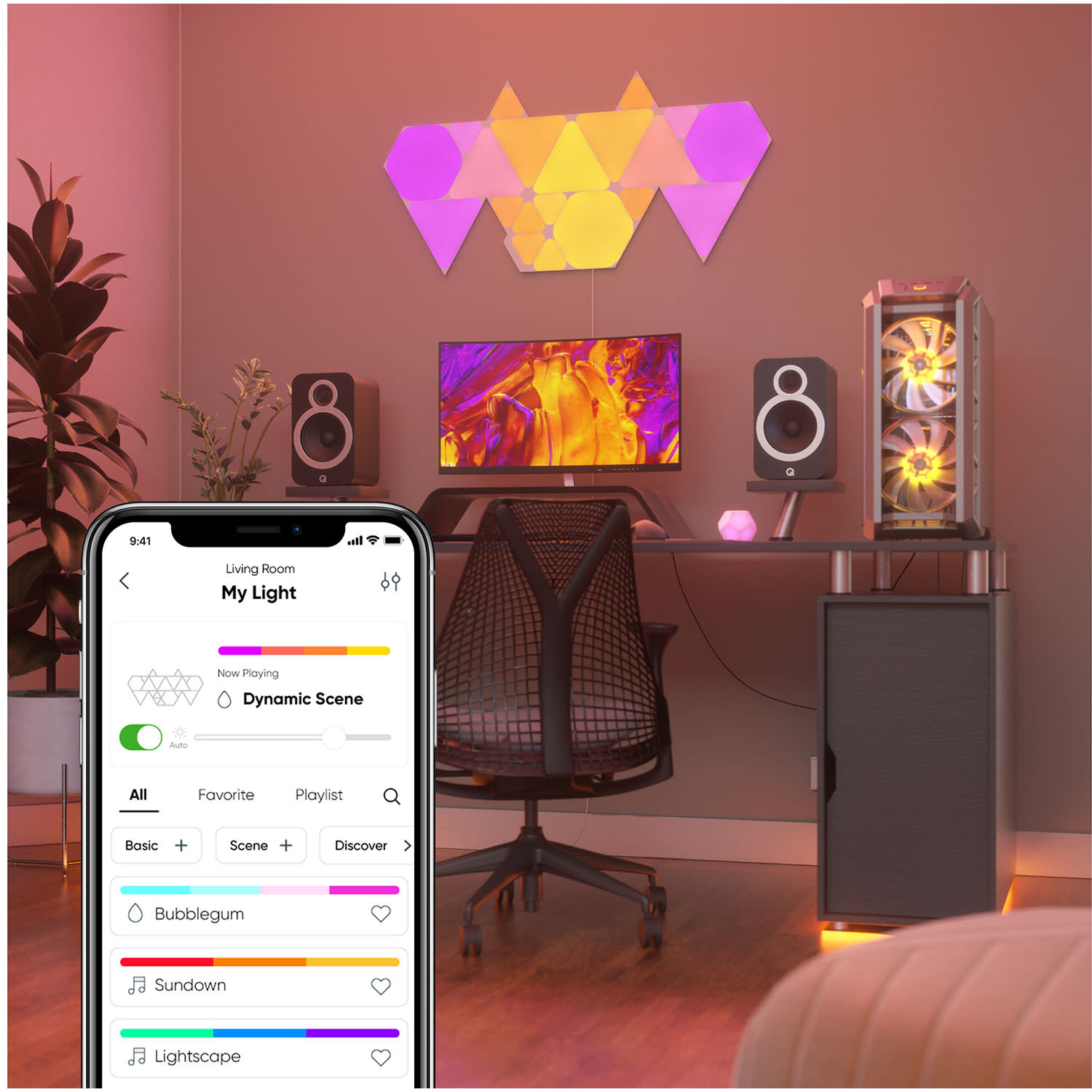 Εικόνα 7 του Nanoleaf Shapes Triangles Smarter Kit 4Pack