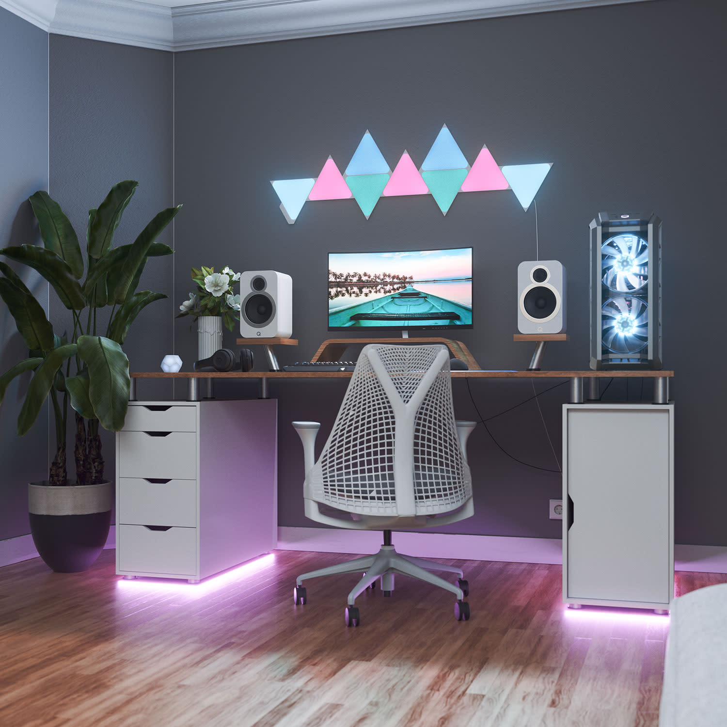 Εικόνα 4 του Nanoleaf Shapes Triangles Smarter Kit 9Pack