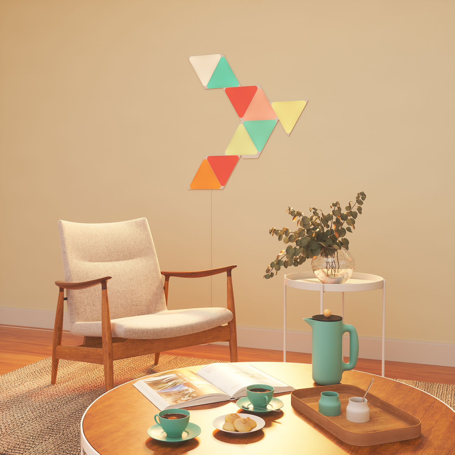 Εικόνα 6 του Nanoleaf Shapes Triangles Smarter Kit 9Pack