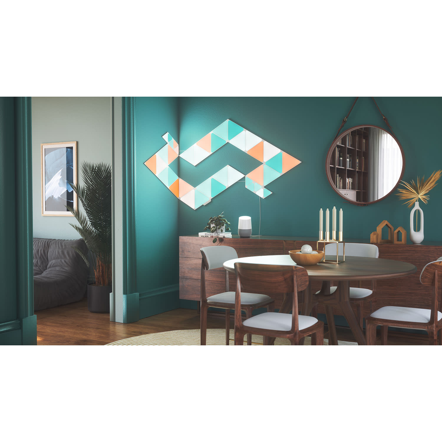 Κάνε κλικ για να δεις την εικόνα 6 του Nanoleaf Shapes Triangles Smarter Kit 15Pack