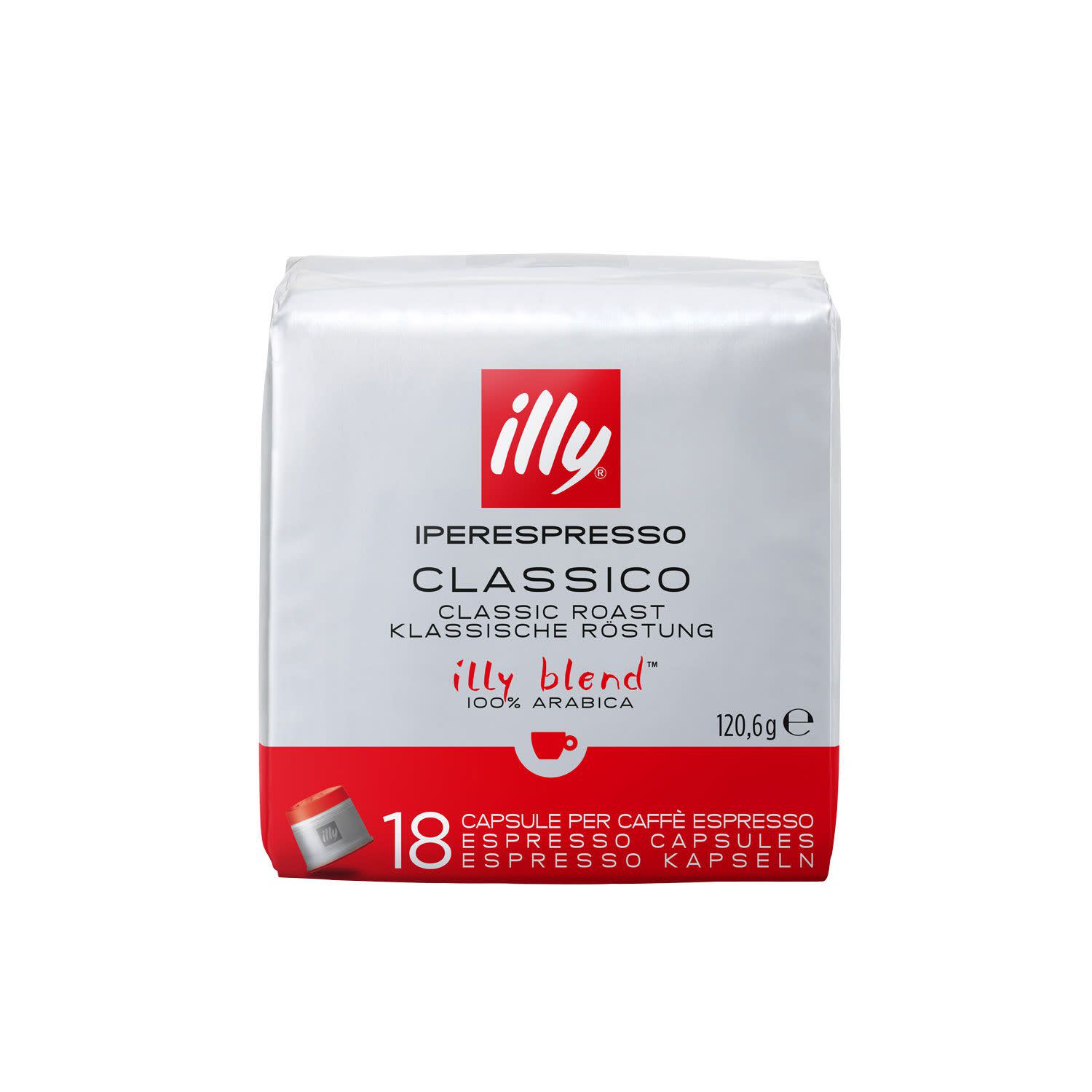 Illy Κάψουλες Iper Cube Classico 18 τεμάχια