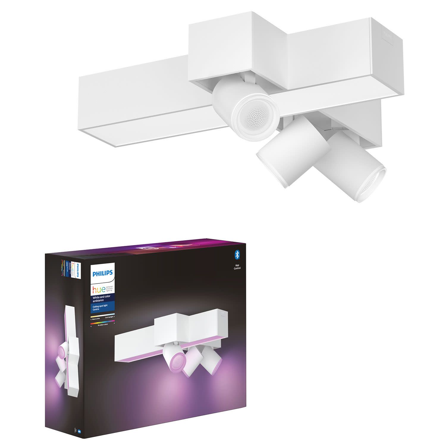 Εικόνα 2 του Philips Hue Centris Cross Special Form White 3x
