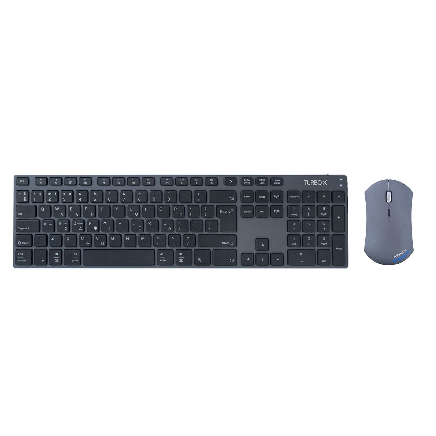 Κάνε κλικ για να δεις την εικόνα 1 του Turbo-X Keyboard Mouse Office Pro V2 Multi-Device Bluetooth