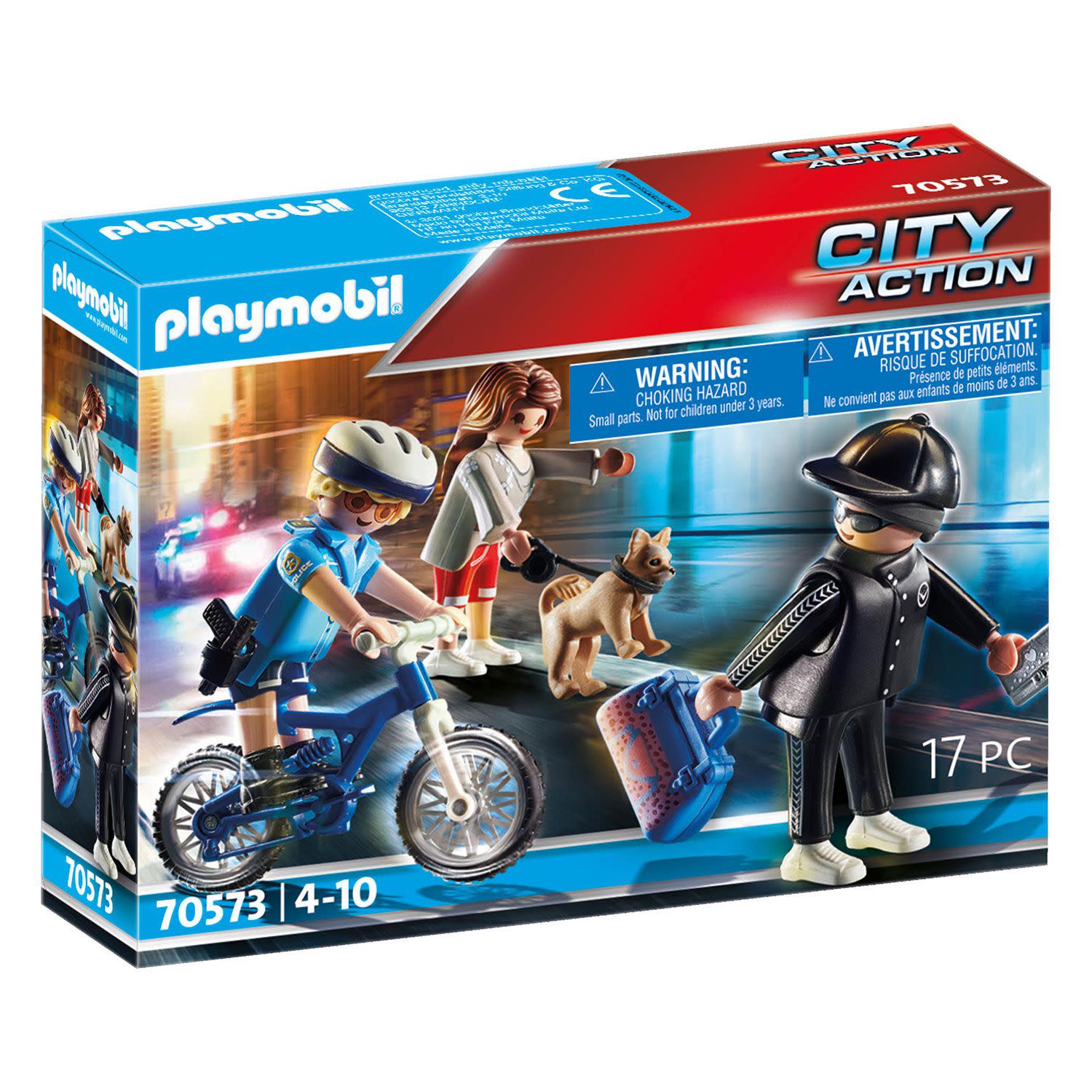 Εικόνα 1 του playmobil City Action Αστυνομικός με Ποδήλατο και Πορτοφολάς 70573
