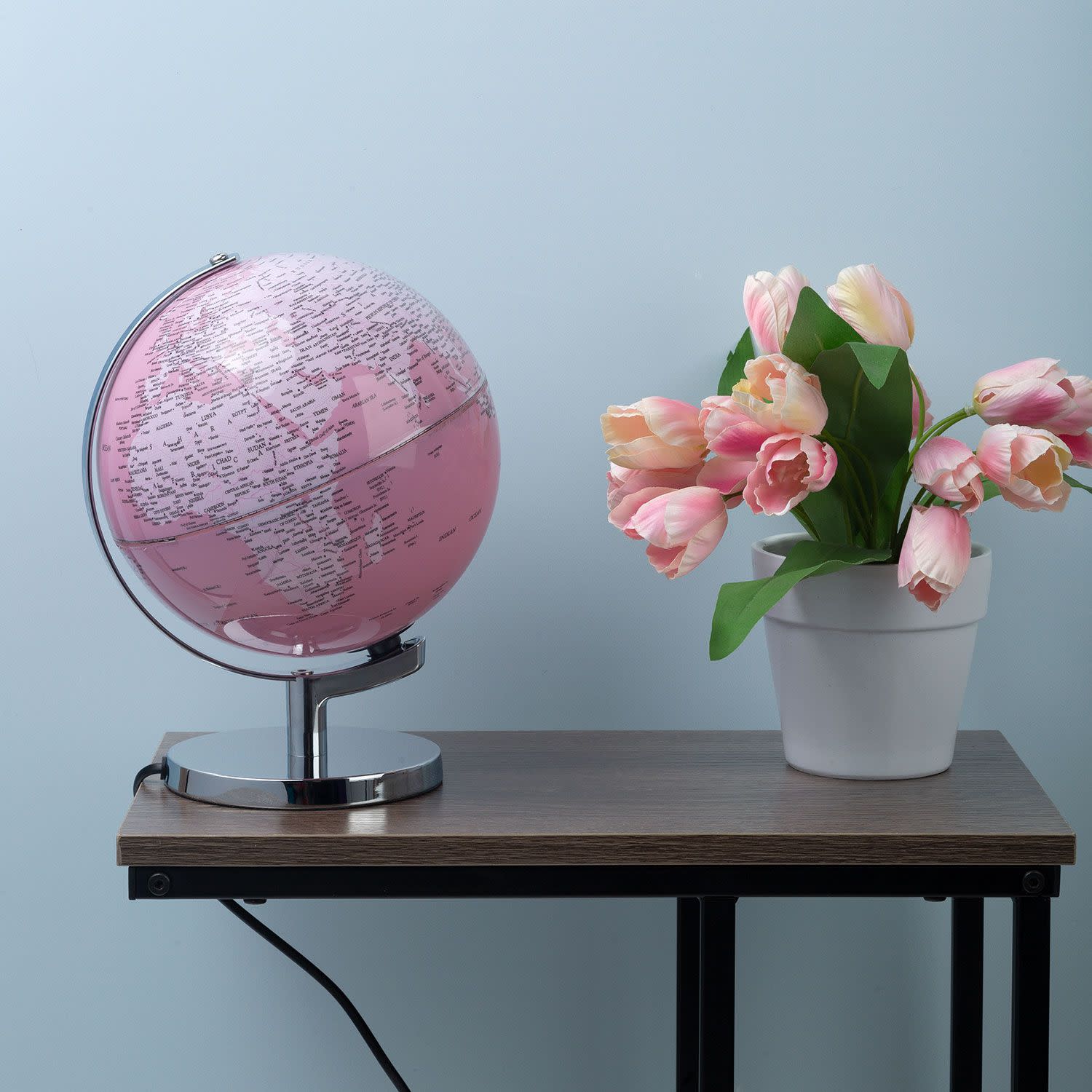 Sentio Φωτιστικό Υδρόγειος Led Ροζ