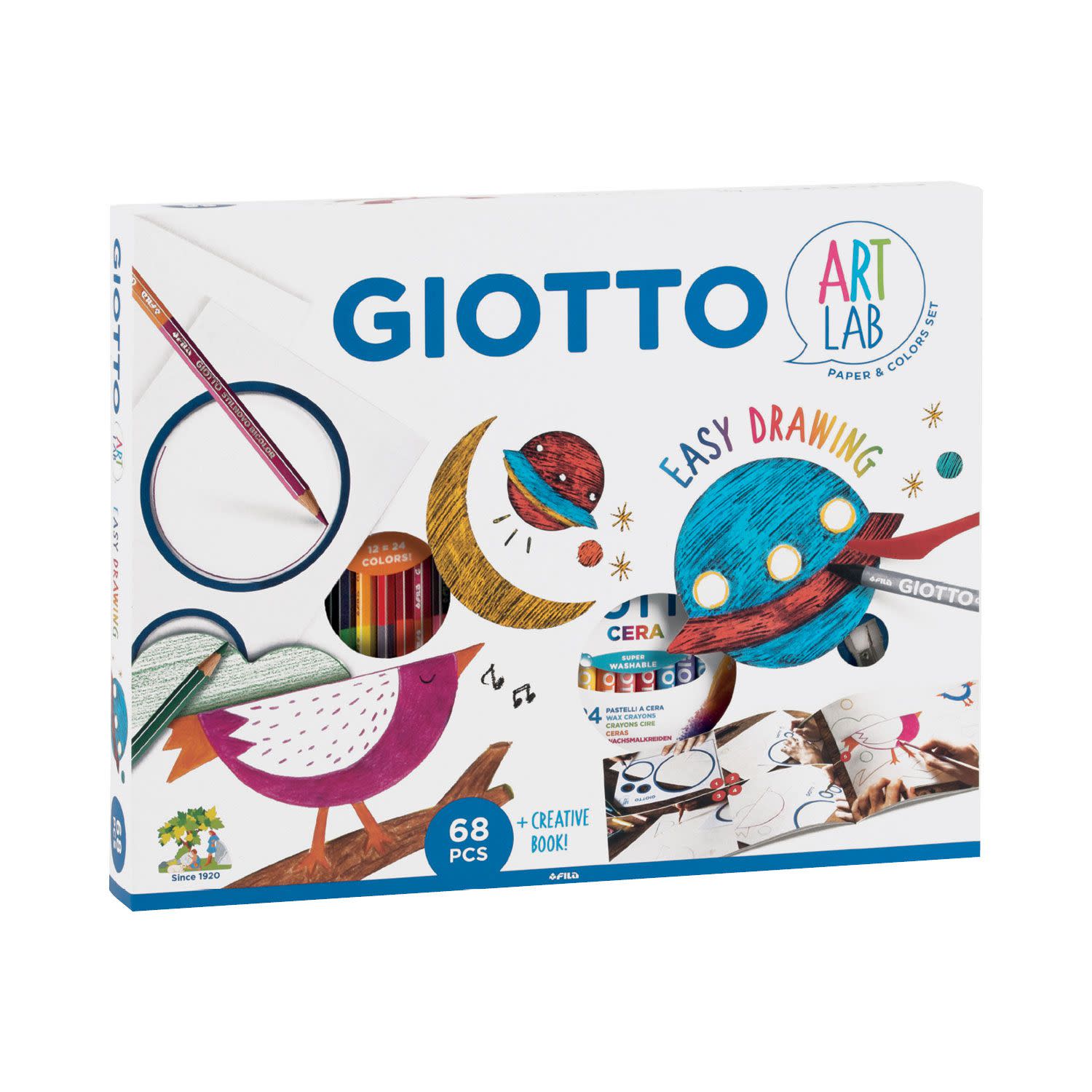 Εικόνα 5 του Giotto Εργαστήριο Ζωγραφικής Easy Drawing 68τεμ.