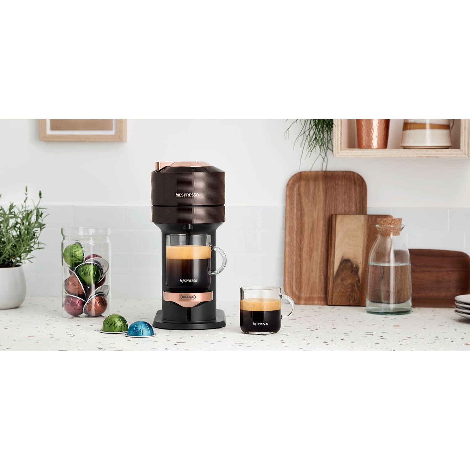 Εικόνα 6 του Delonghi Καφετιέρα Espresso Με κάψουλα ENV120.BW Vertuo Next Premium Rich Brown