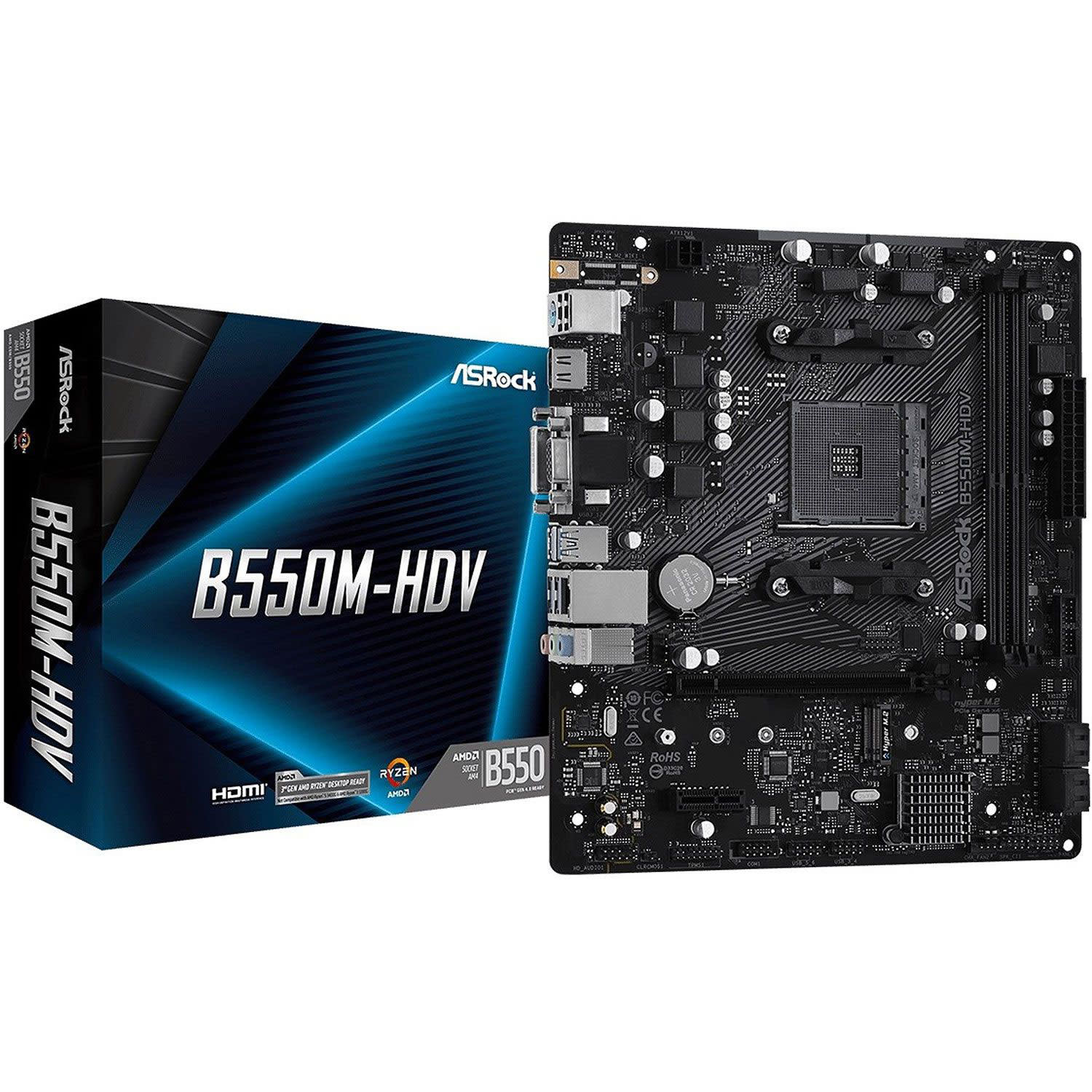 Κάνε κλικ για να δεις την εικόνα 1 του Asrock Motherboard B550M-HDV