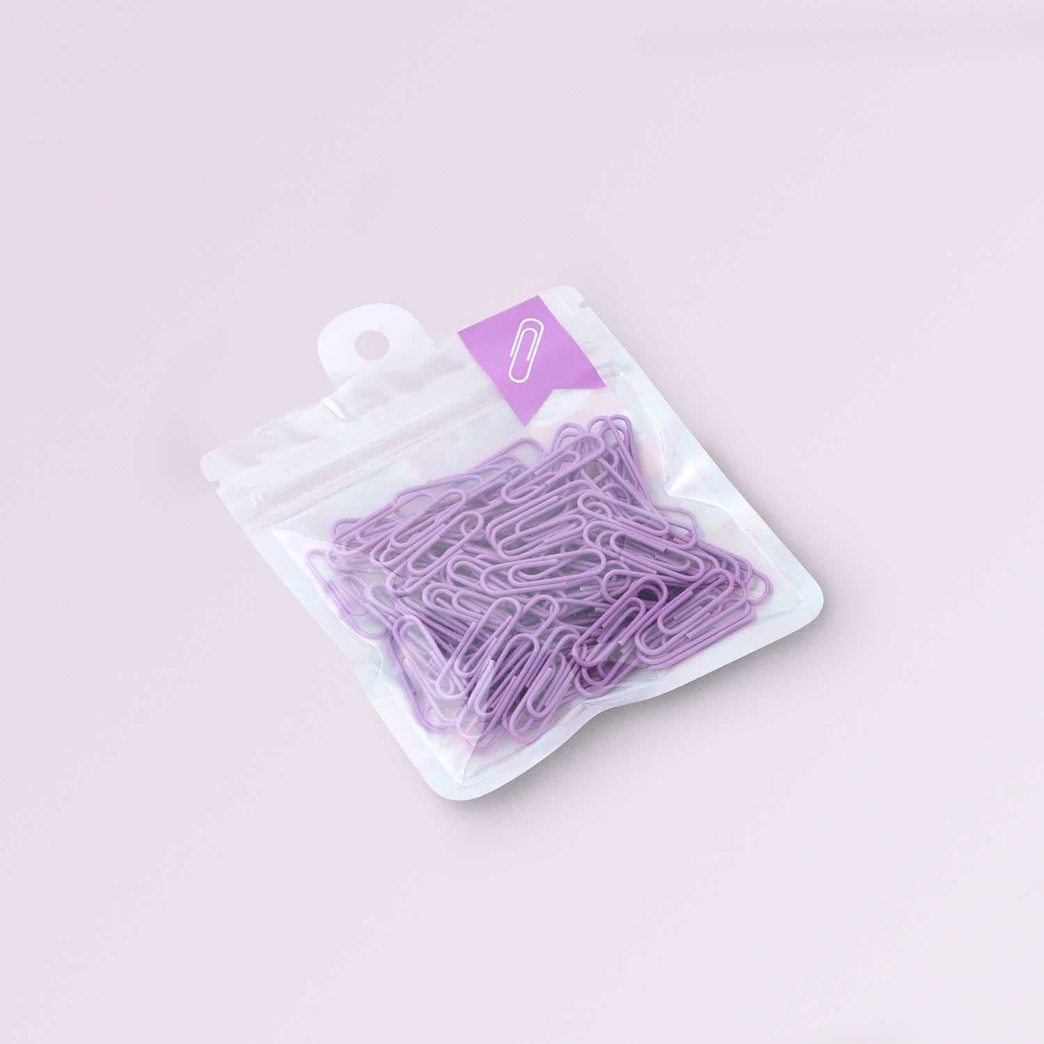 Εικόνα 1 του Goomby Συνδετήρες Μωβ 100 Τεμ.