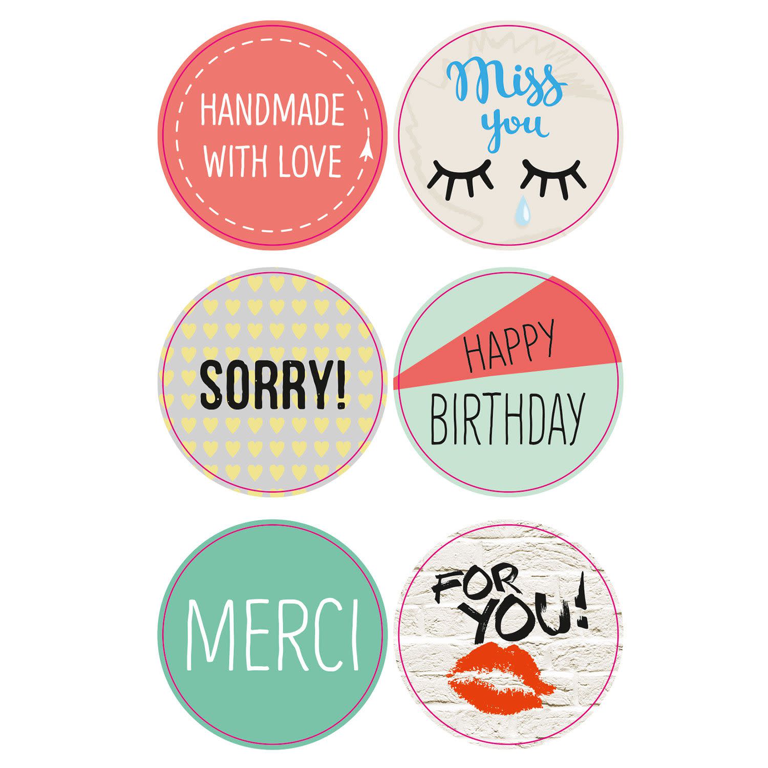 Εικόνα 2 του Folia Αυτοκόλλητα Cool Wishes 24τεμ.