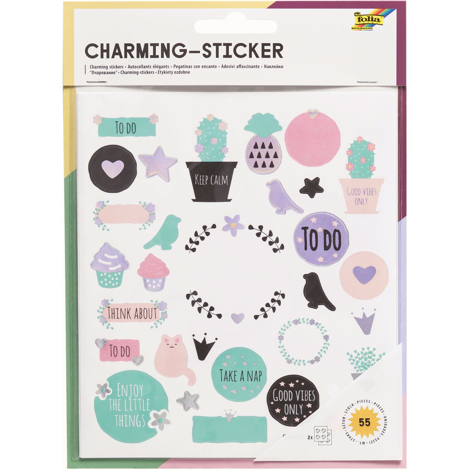 Folia Αυτοκόλλητα Charming IV 55τεμ.