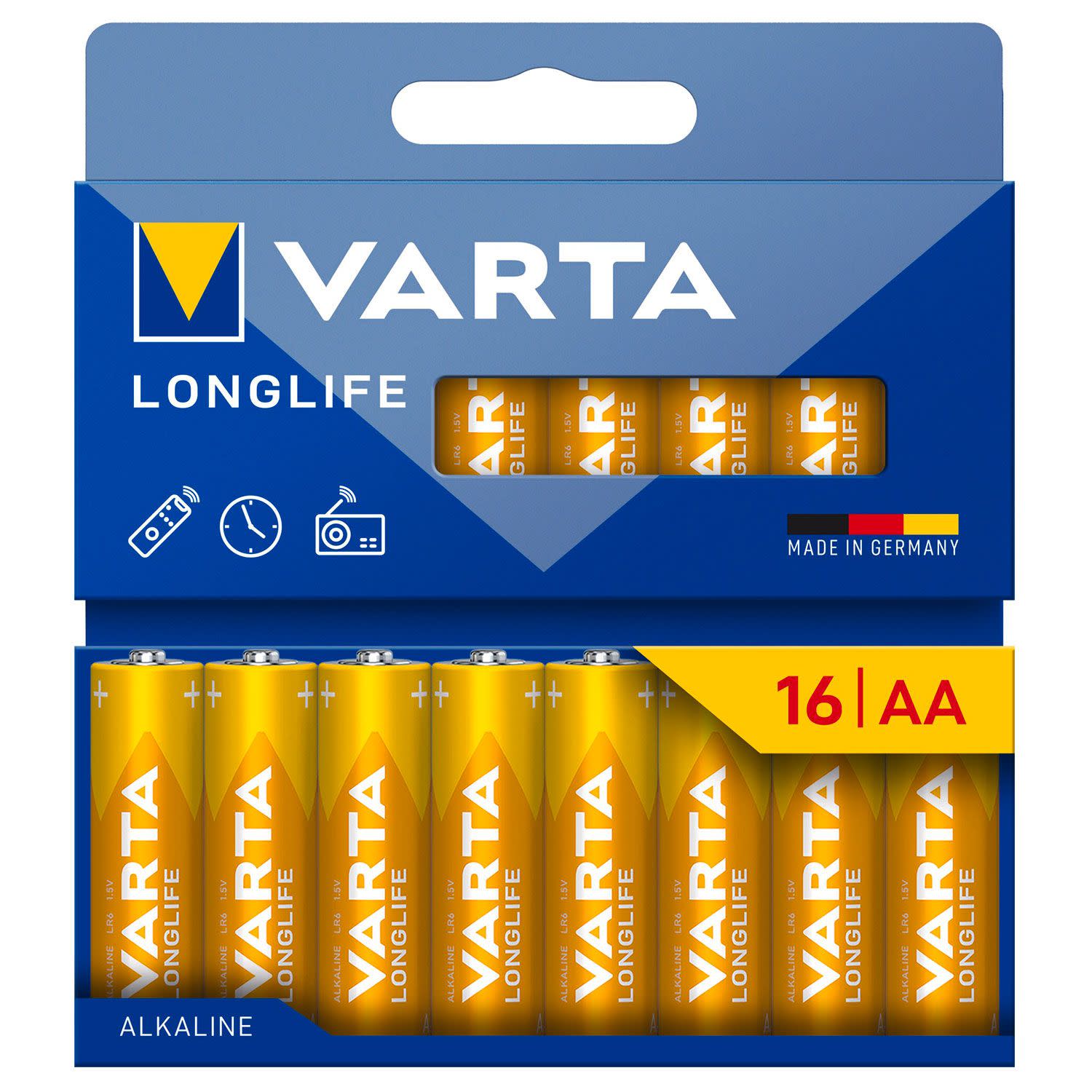 Varta Μπαταρίες Αλκαλικές Longlife AA (16 τεμ.)