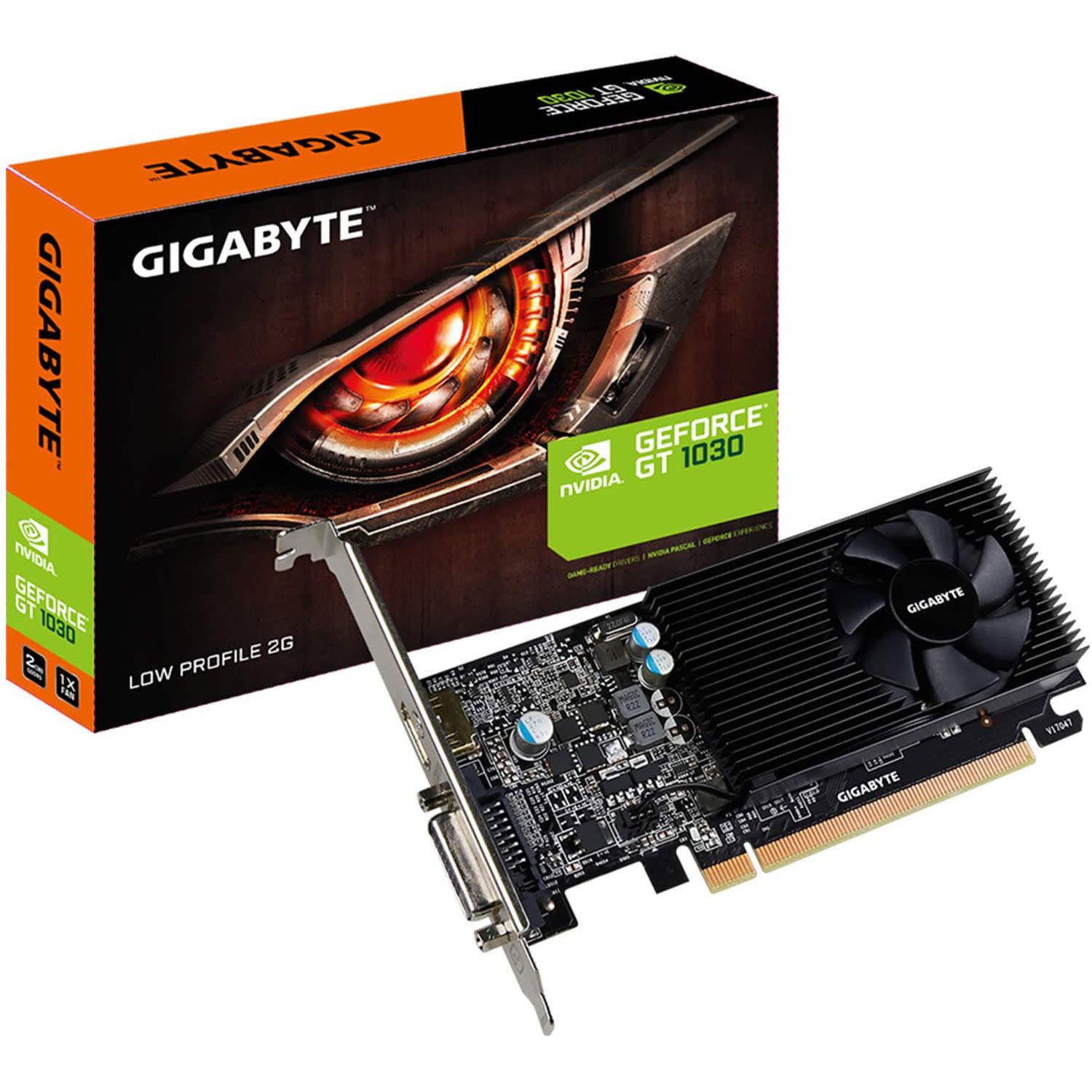 Κάνε κλικ για να δεις την εικόνα 1 του Gigabyte VGA GeForce GT 1030 Low Profile D4 2 GB