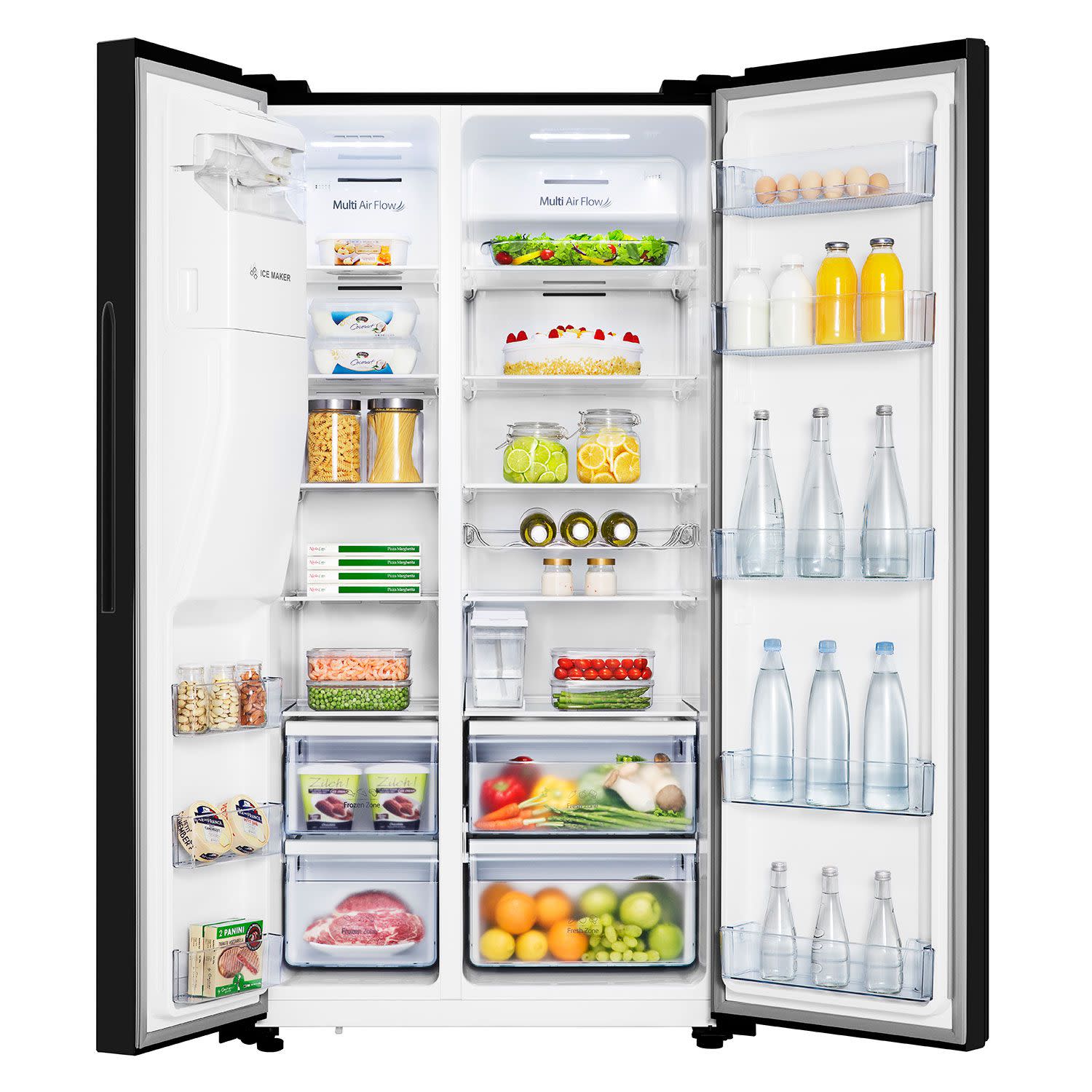 Εικόνα 4 του Hisense RS694N4TFE Ντουλάπα Black