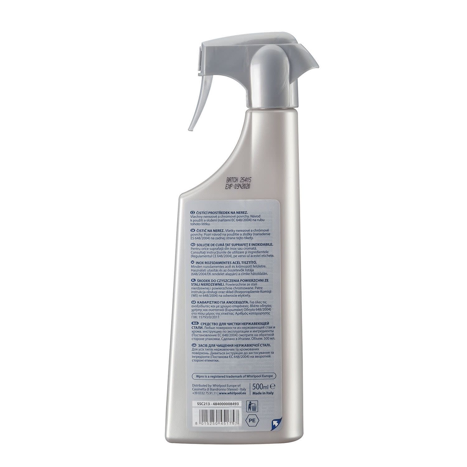 Κάνε κλικ για να δεις την εικόνα 2 του Wpro Σπρέι καθαρισμού για Inox επιφάνειες