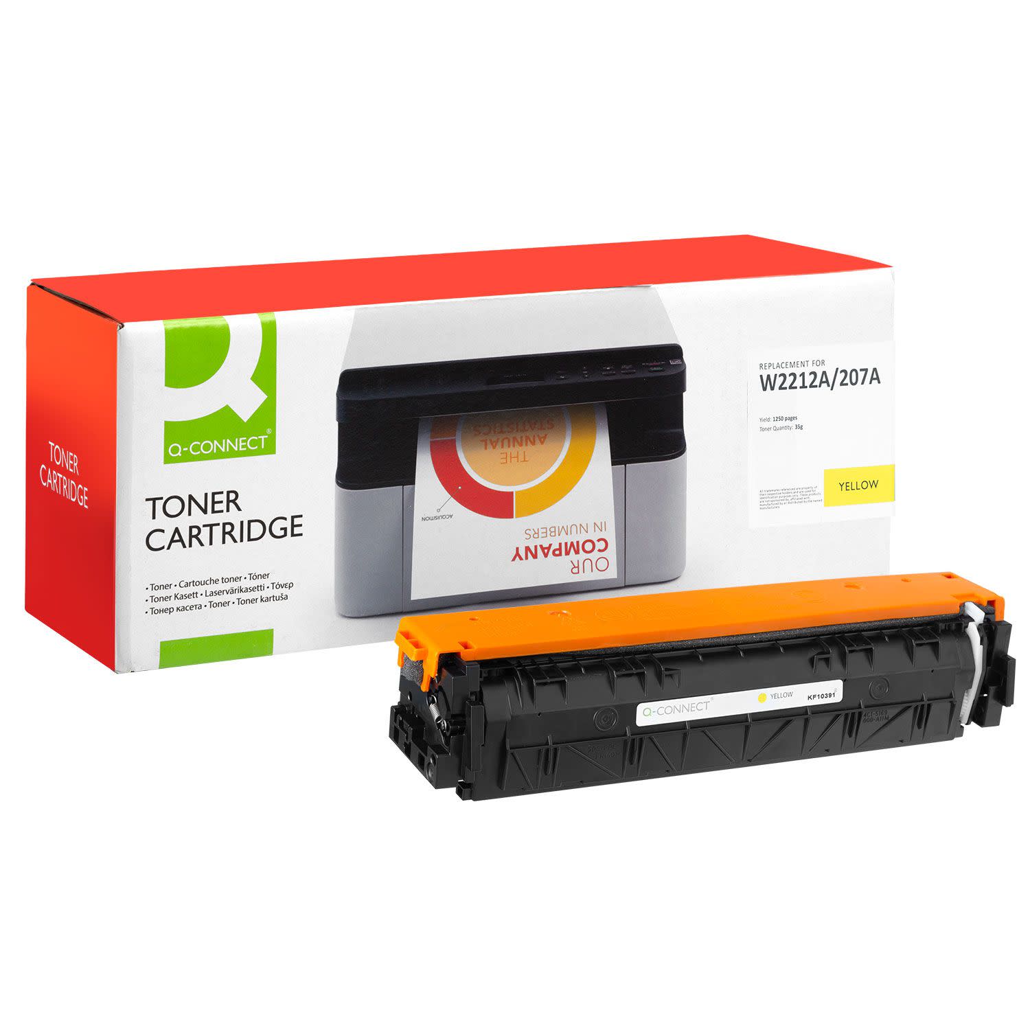 Εικόνα 1 του Toner Q-Connect 207A / W2212A Yellow