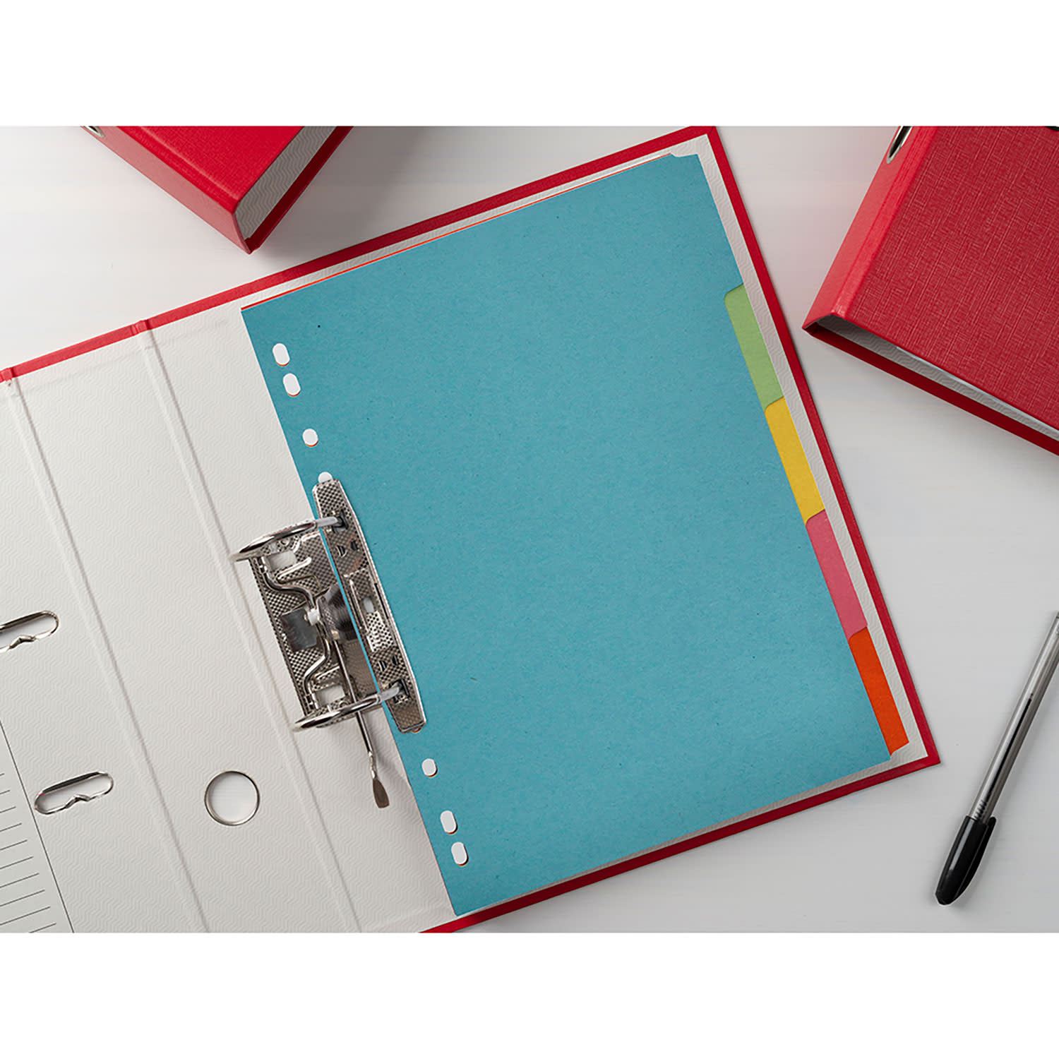 Εικόνα 3 του Q-Connect Διαχωριστικά Χρωματιστά Χάρτινα 5 Θέματα Α4