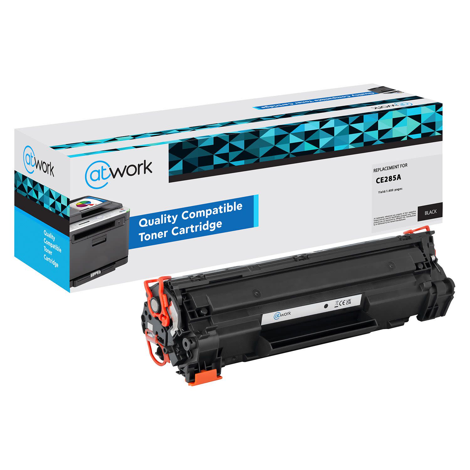 Εικόνα 1 του Toner @Work Συμβατό CE285A Black