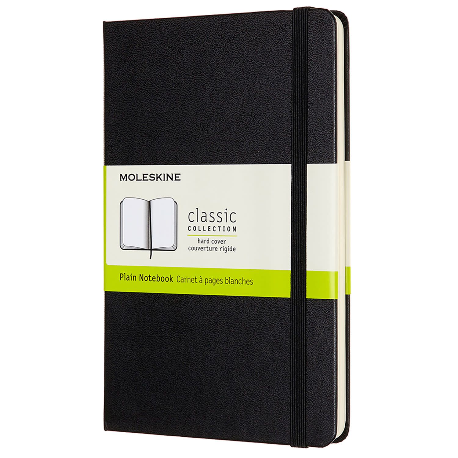 Moleskine Σημειωματάριο Λευκό Medium Μαύρο Με Σκληρό Εξώφυλλο