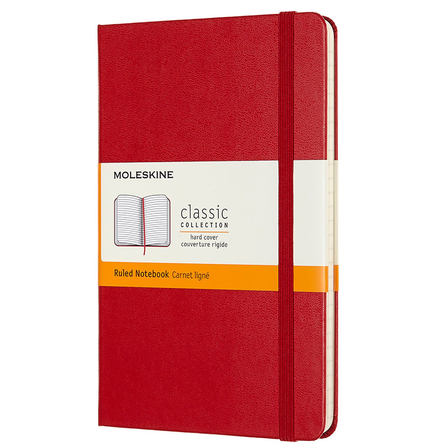 Εικόνα 1 του Moleskine Σημειωματάριο Ριγέ Medium Κόκκινο Με Σκληρό Εξώφυλλο