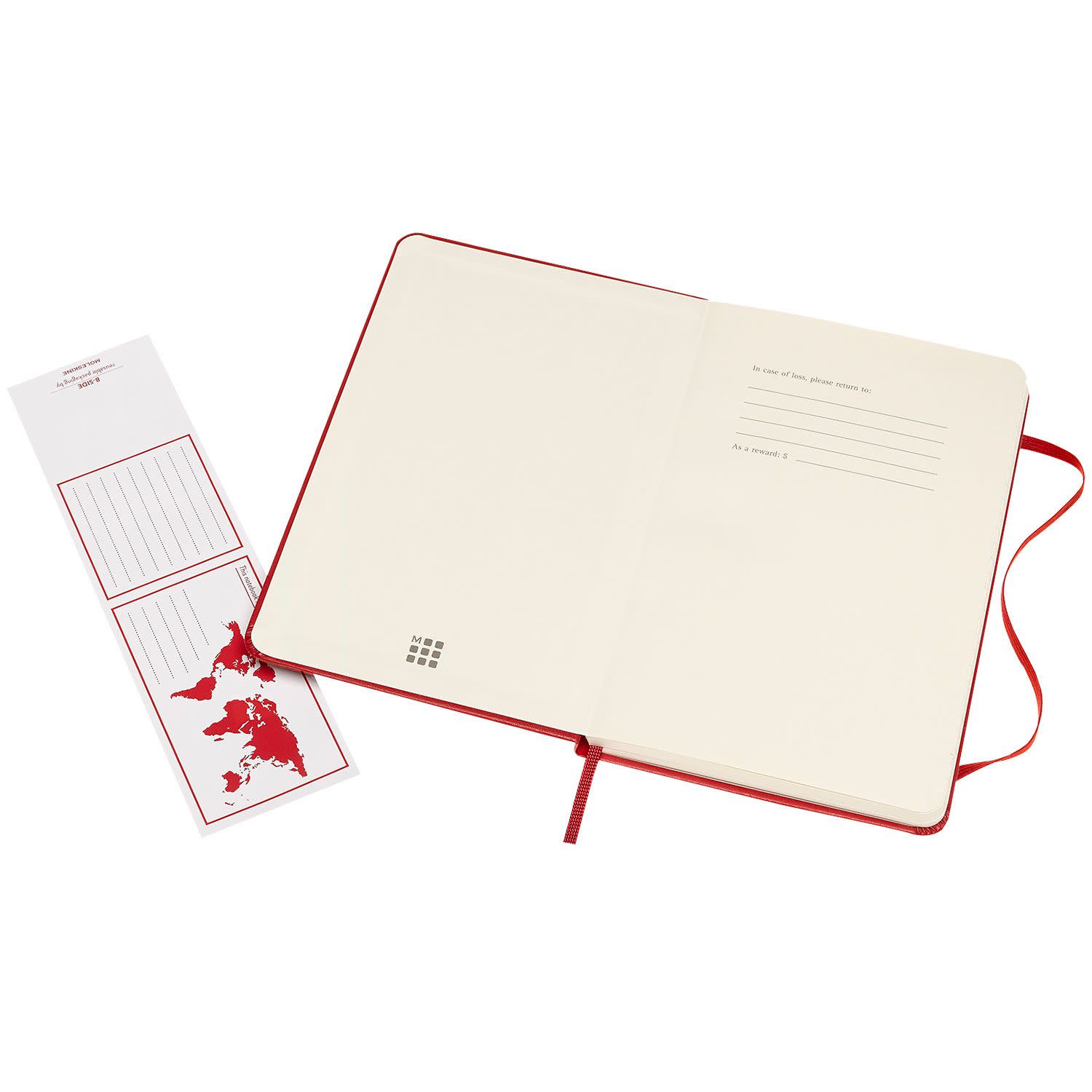 Εικόνα 3 του Moleskine Σημειωματάριο Ριγέ Medium Κόκκινο Με Σκληρό Εξώφυλλο