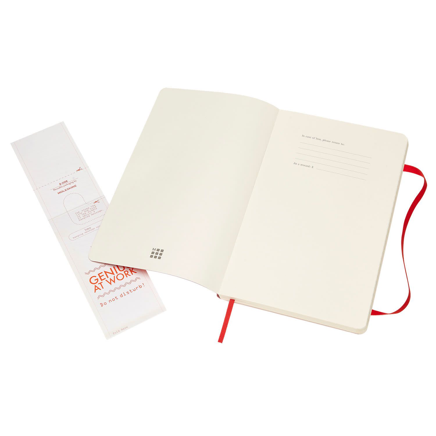 Εικόνα 3 του Moleskine Σημειωματάριο Ριγέ Large Κόκκινο Με Μαλακό Εξώφυλλο