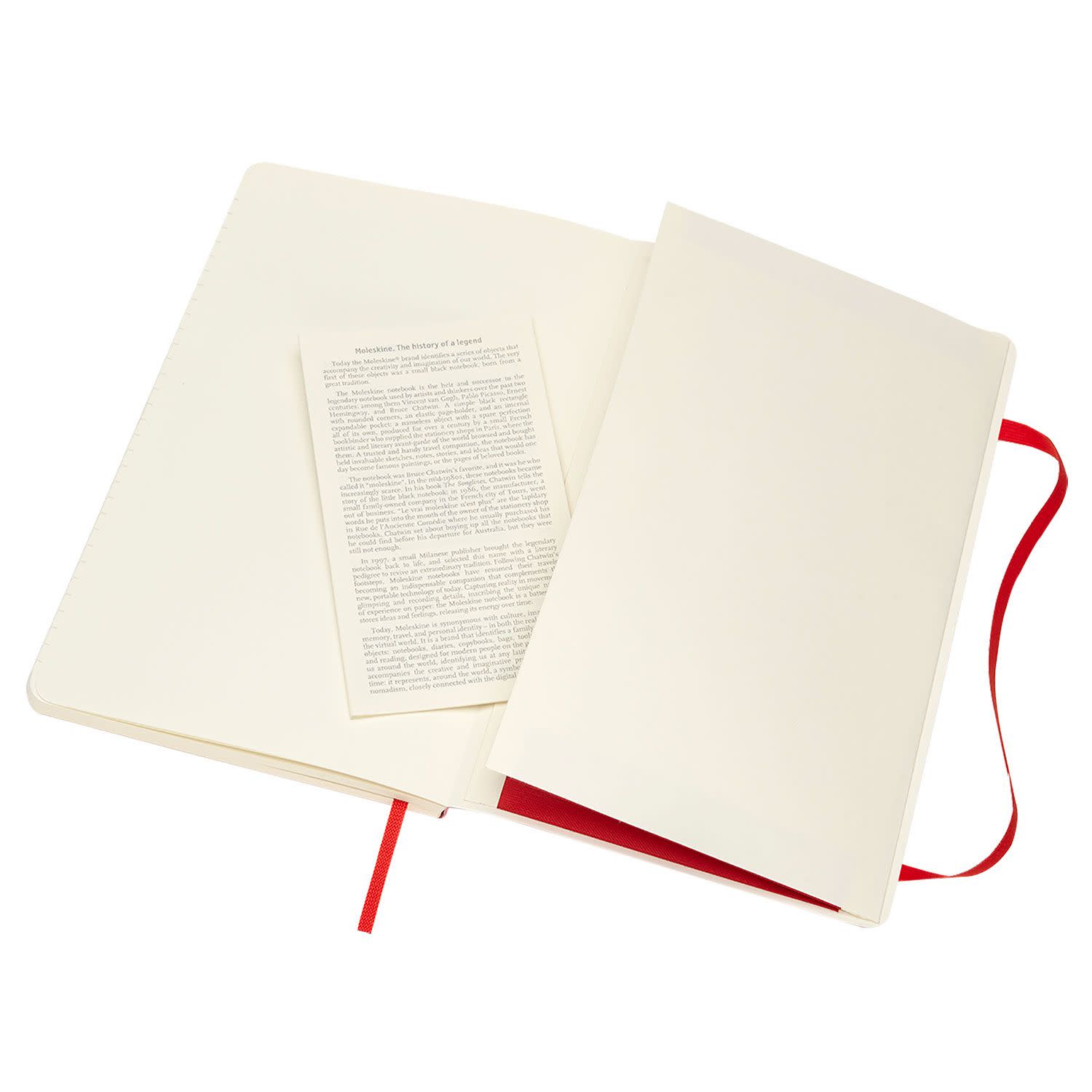 Εικόνα 5 του Moleskine Σημειωματάριο Ριγέ Large Κόκκινο Με Μαλακό Εξώφυλλο