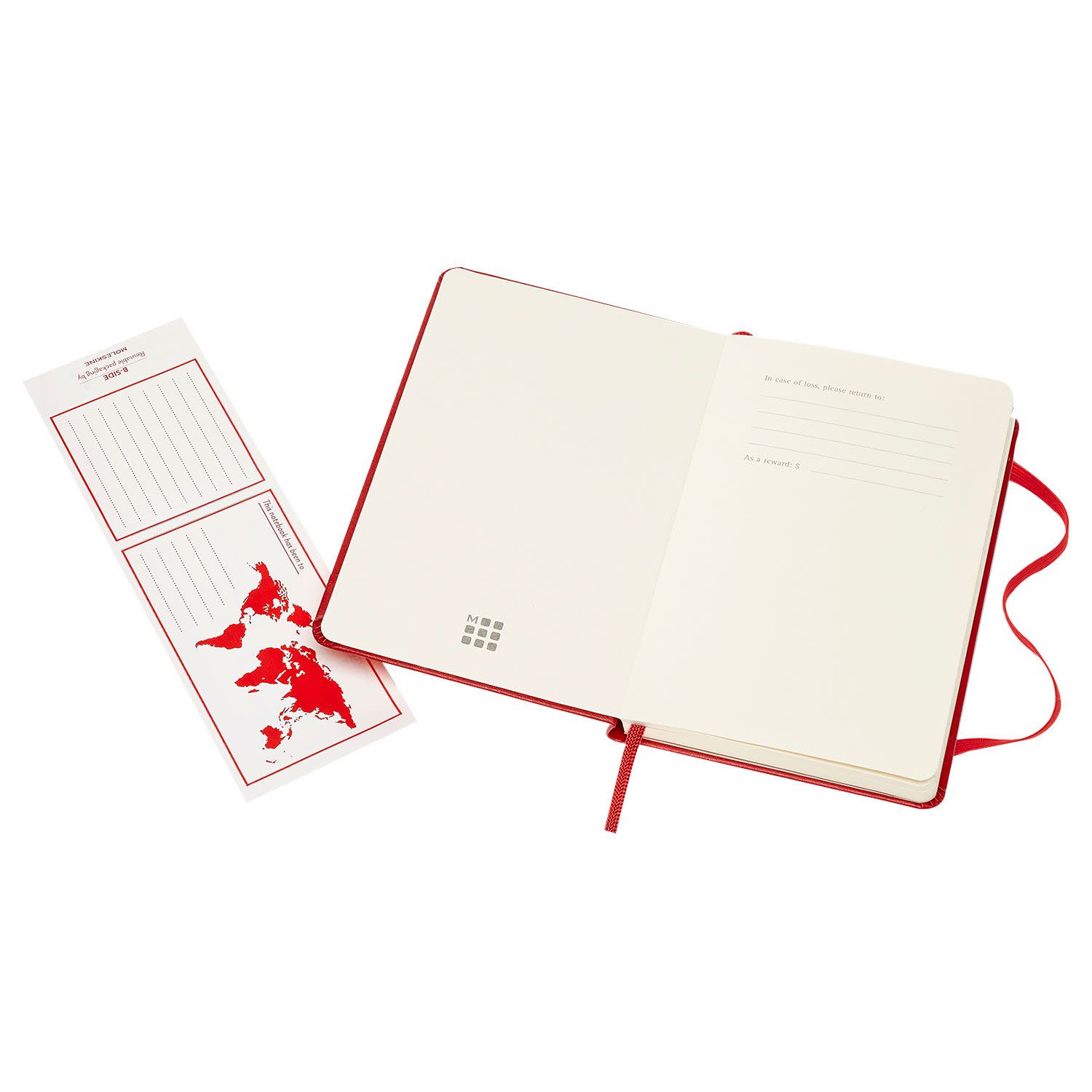 Εικόνα 3 του Moleskine Σημειωματάριο Ριγέ Pocket Κόκκινο Με Σκληρό Εξώφυλλο