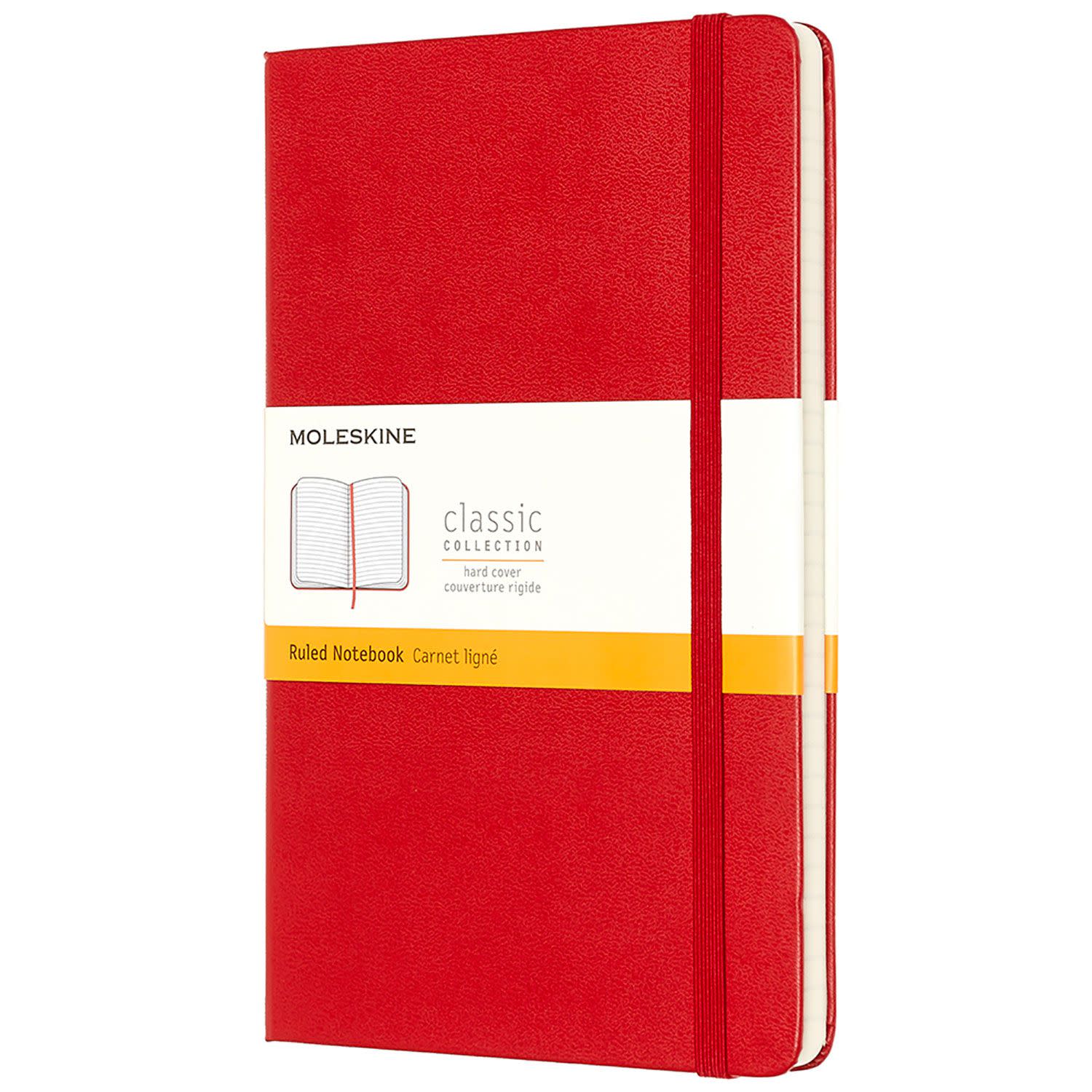 Εικόνα 1 του Moleskine Σημειωματάριο Ριγέ Large Κόκκινο Με Σκληρό Εξώφυλλο
