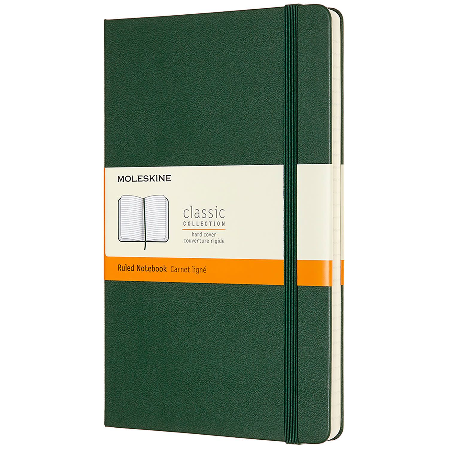 Εικόνα 1 του Moleskine Σημειωματάριο Ριγέ Large Myrtle Green Με Σκληρό Εξώφυλλο