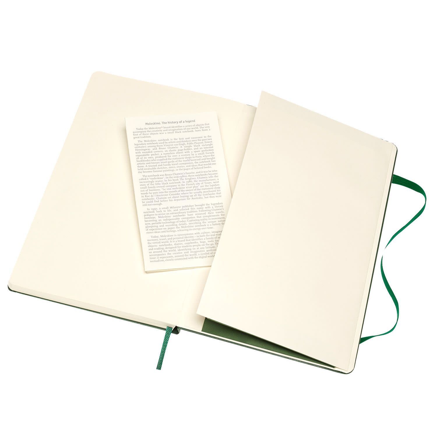 Εικόνα 3 του Moleskine Σημειωματάριο Ριγέ Large Myrtle Green Με Σκληρό Εξώφυλλο