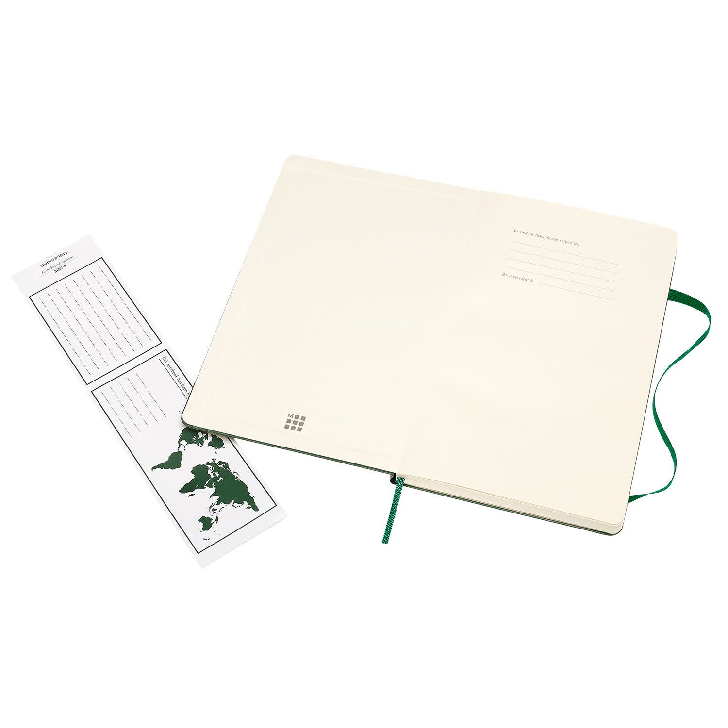 Εικόνα 4 του Moleskine Σημειωματάριο Ριγέ Large Myrtle Green Με Σκληρό Εξώφυλλο