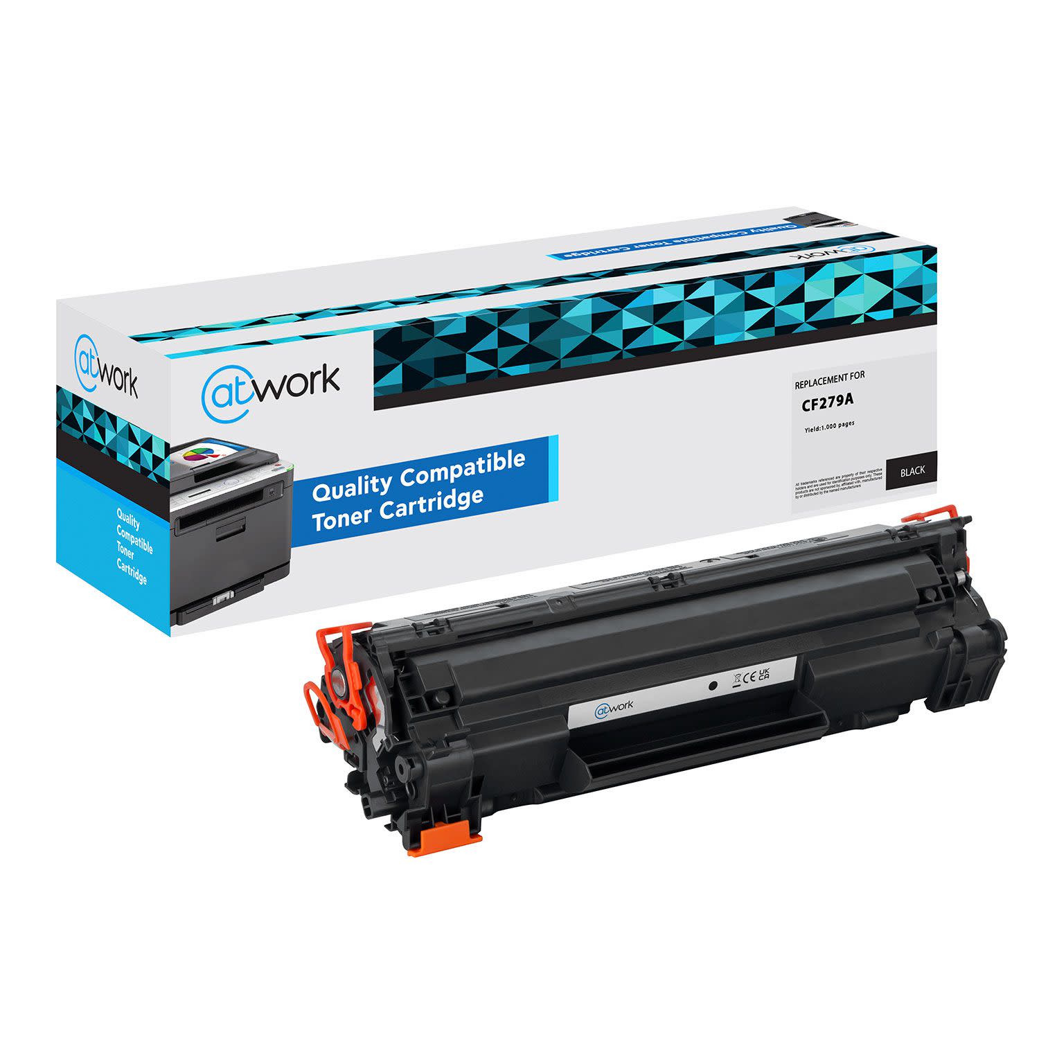 Εικόνα 1 του Toner @Work Συμβατό CF279A Black