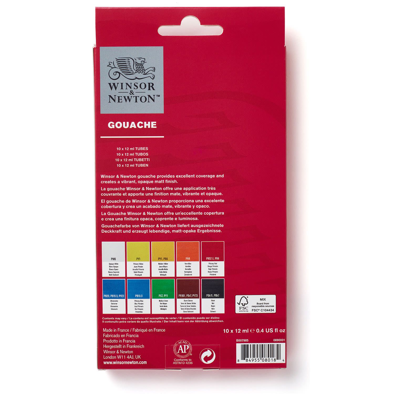 Κάνε κλικ για να δεις την εικόνα 4 του Winsor & Newton Τέμπερες 10 x 12ml