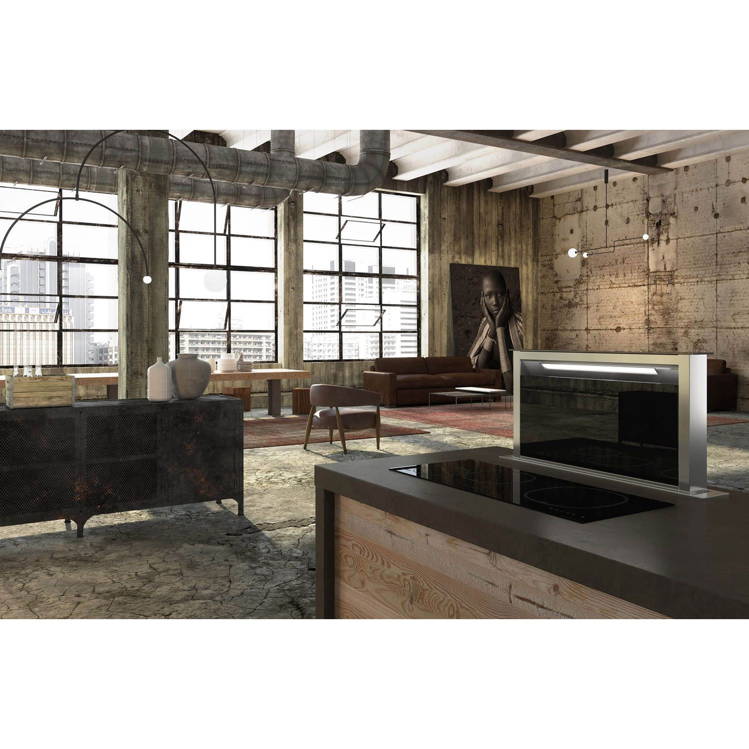 Εικόνα 4 του Faber FABULA PLUS EV8+ BK A90 Απορροφητήρας Πάγκου