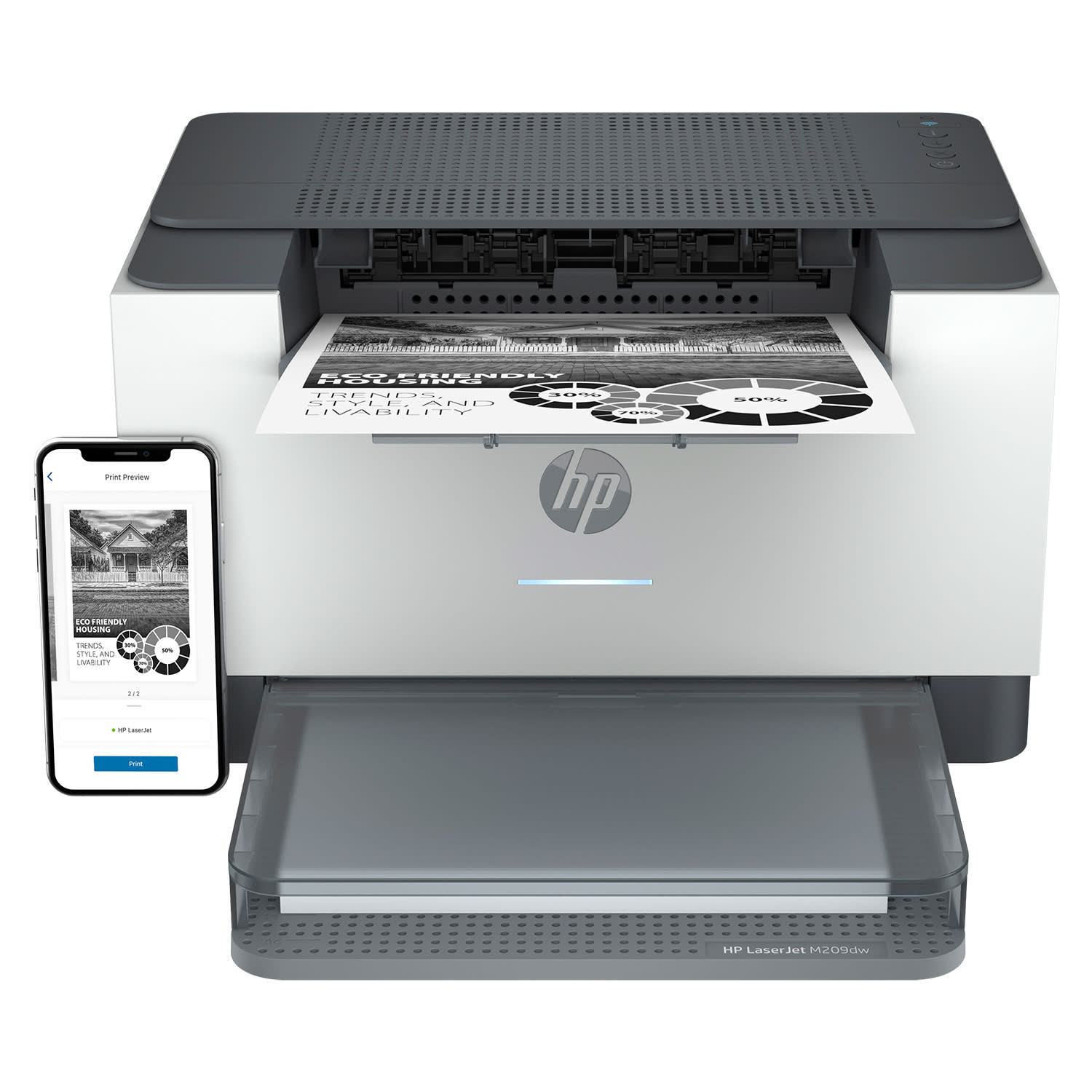 Εικόνα 7 του HP LaserJet M209DWE HP+ Instant Ink Εκτυπωτής Laser