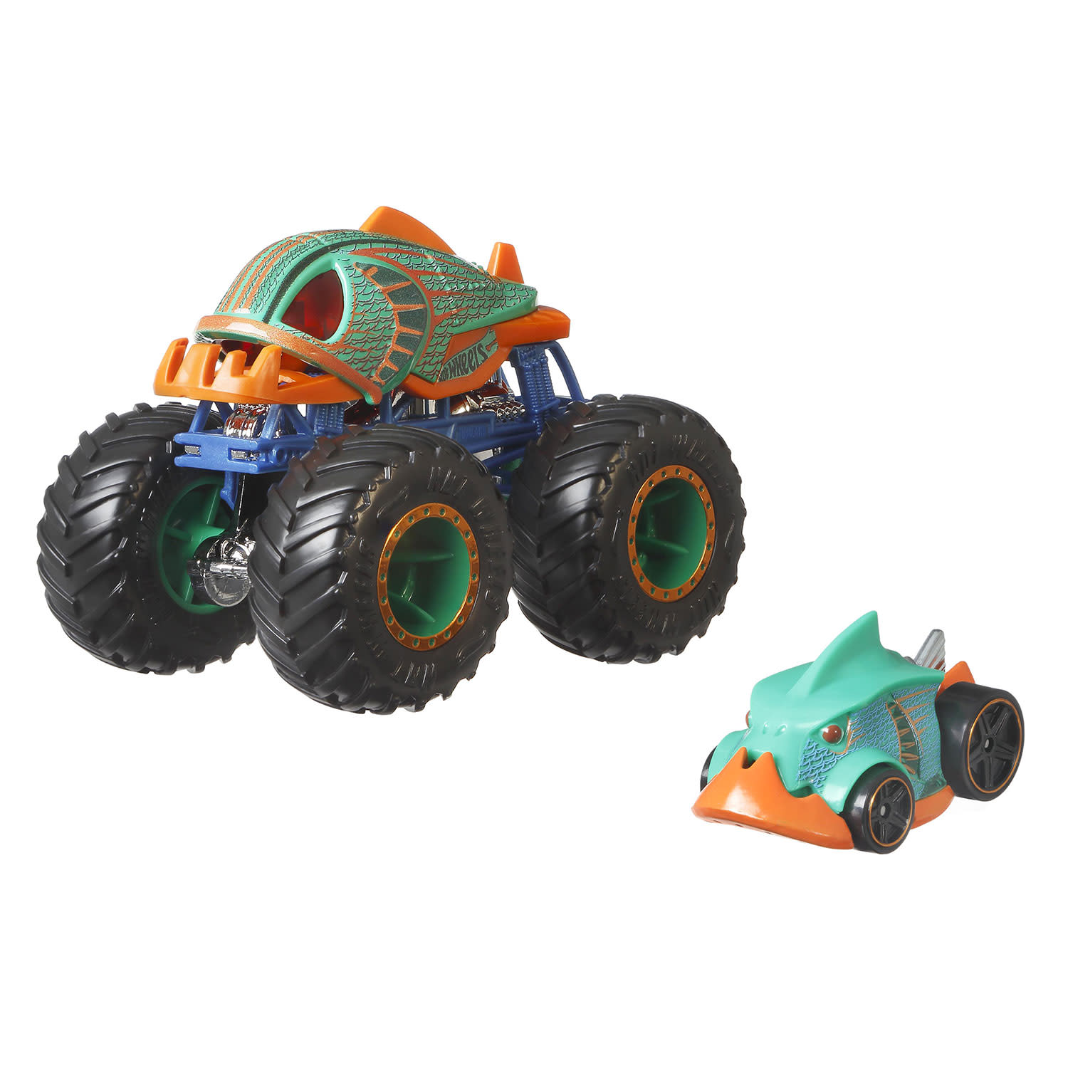 Εικόνα 13 του Hot Wheels Όχημα Monster Trucks  Mε Αυτοκινητάκι