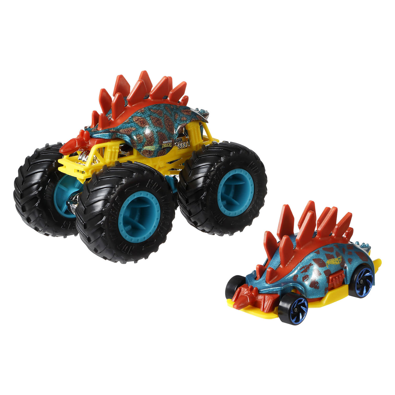Εικόνα 14 του Hot Wheels Όχημα Monster Trucks  Mε Αυτοκινητάκι