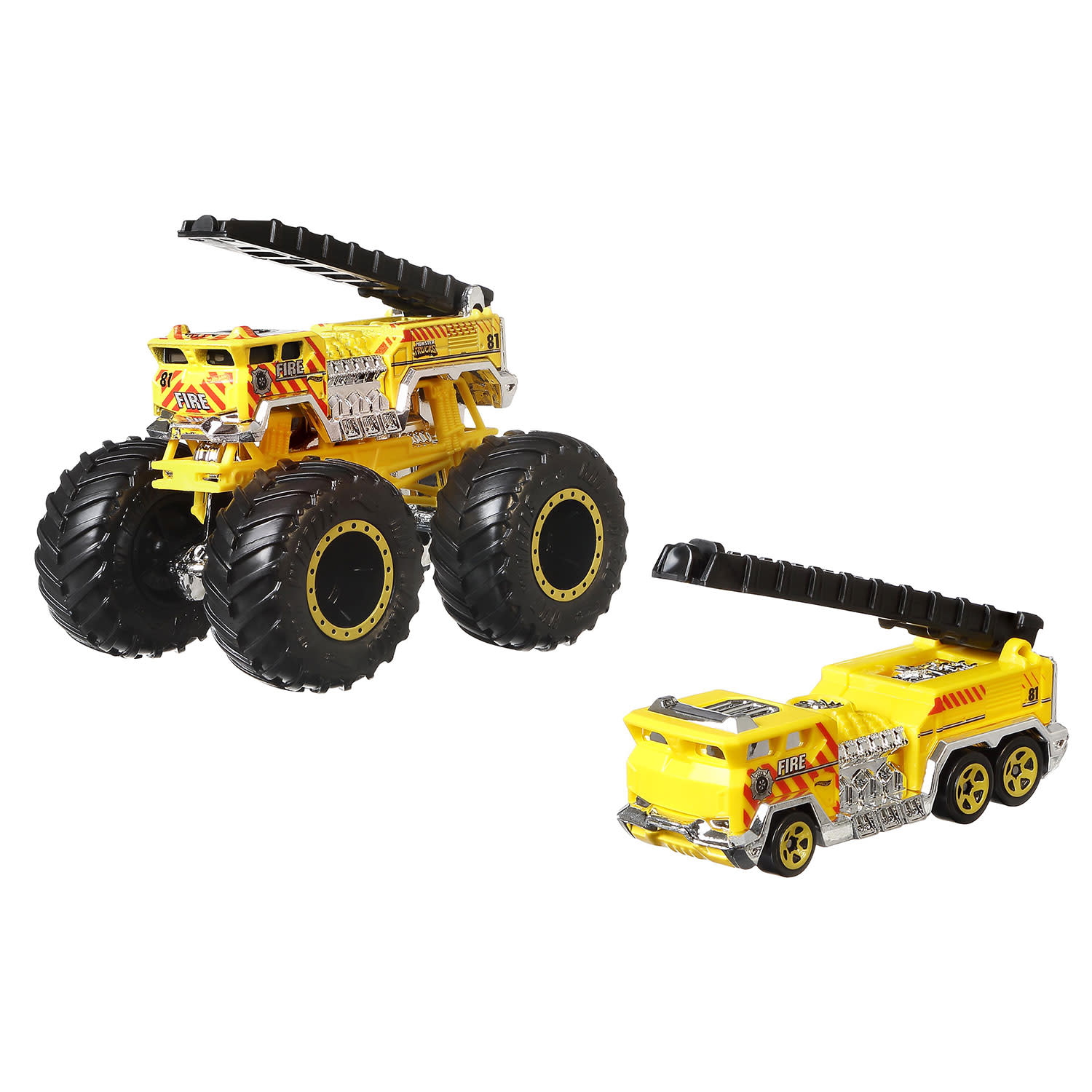 Εικόνα 15 του Hot Wheels Όχημα Monster Trucks  Mε Αυτοκινητάκι