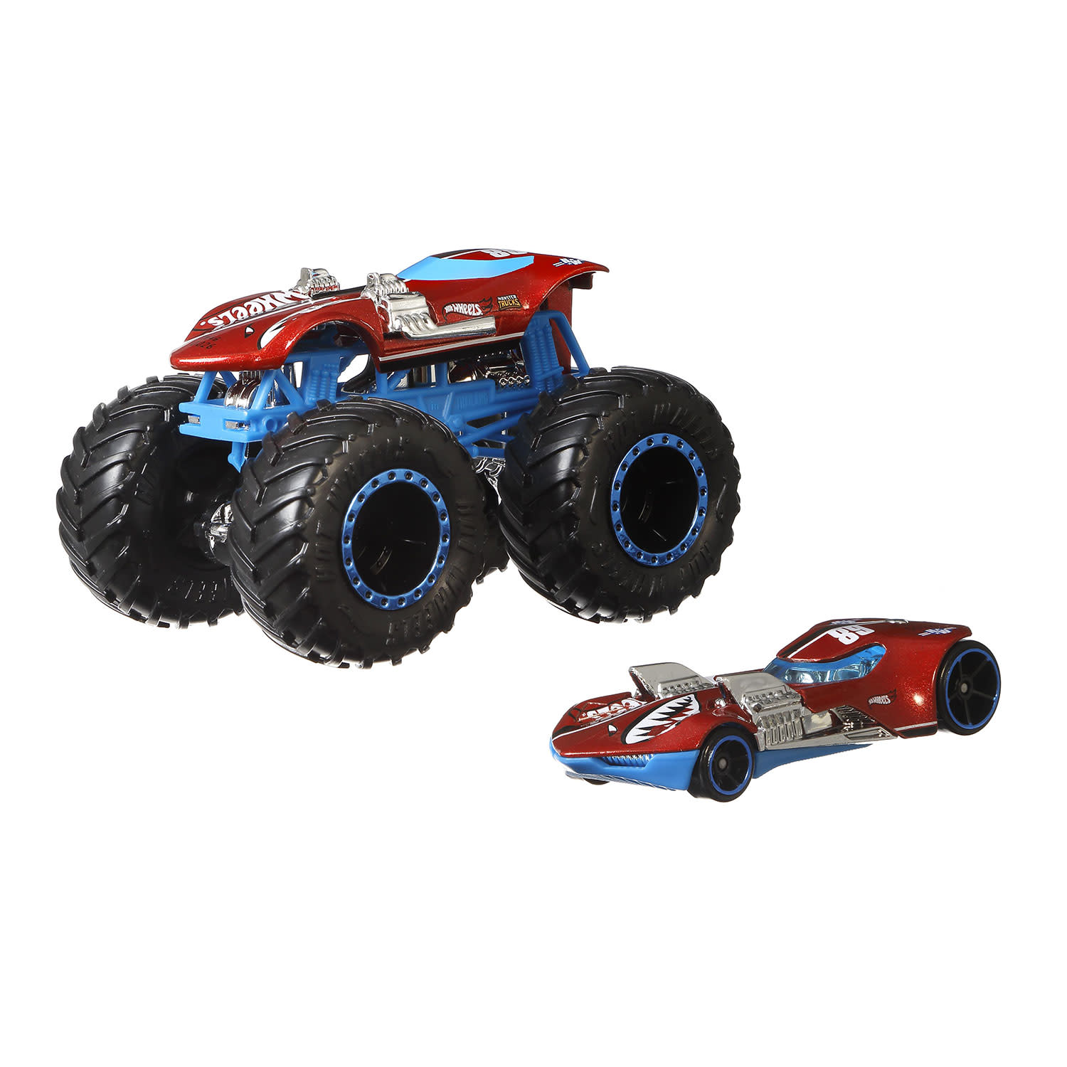 Εικόνα 16 του Hot Wheels Όχημα Monster Trucks  Mε Αυτοκινητάκι